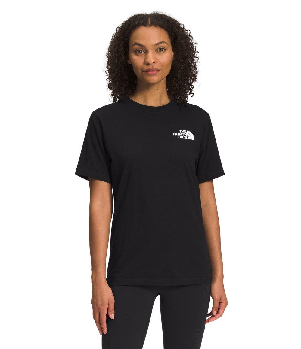 The North Face Women’s Short-Sleeve Box NSE Tee - BLACK/WHITE