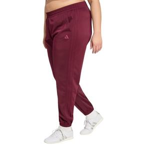 adidas Women's 3-Stripes Tricot Track Tracksuit Bottoms - Maroon - MAROON