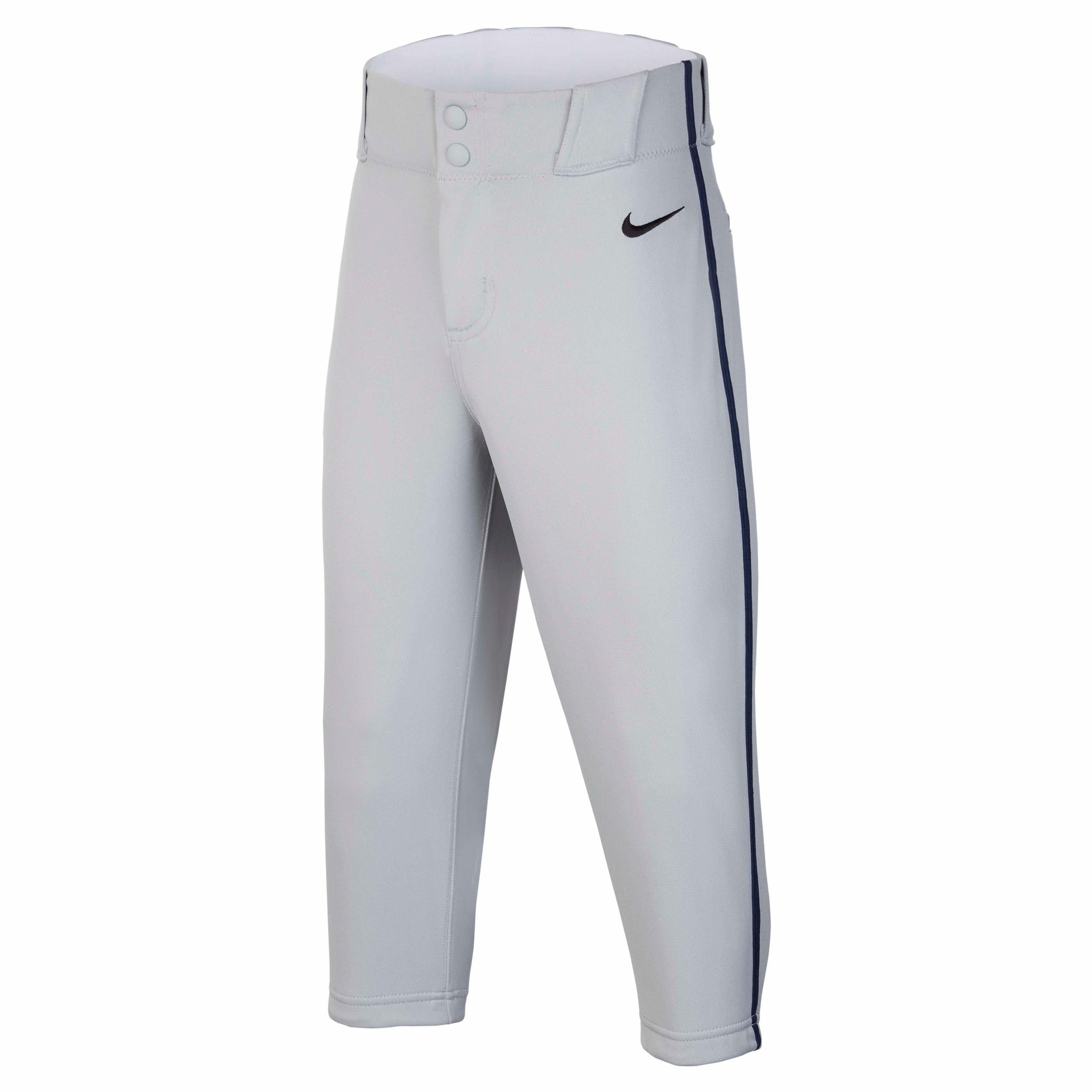 Nike Big Kids' Vapor Select 2 High-Piped Baseball Pants -Grey/Navy - GREY/NAVY Thumbnail View 1