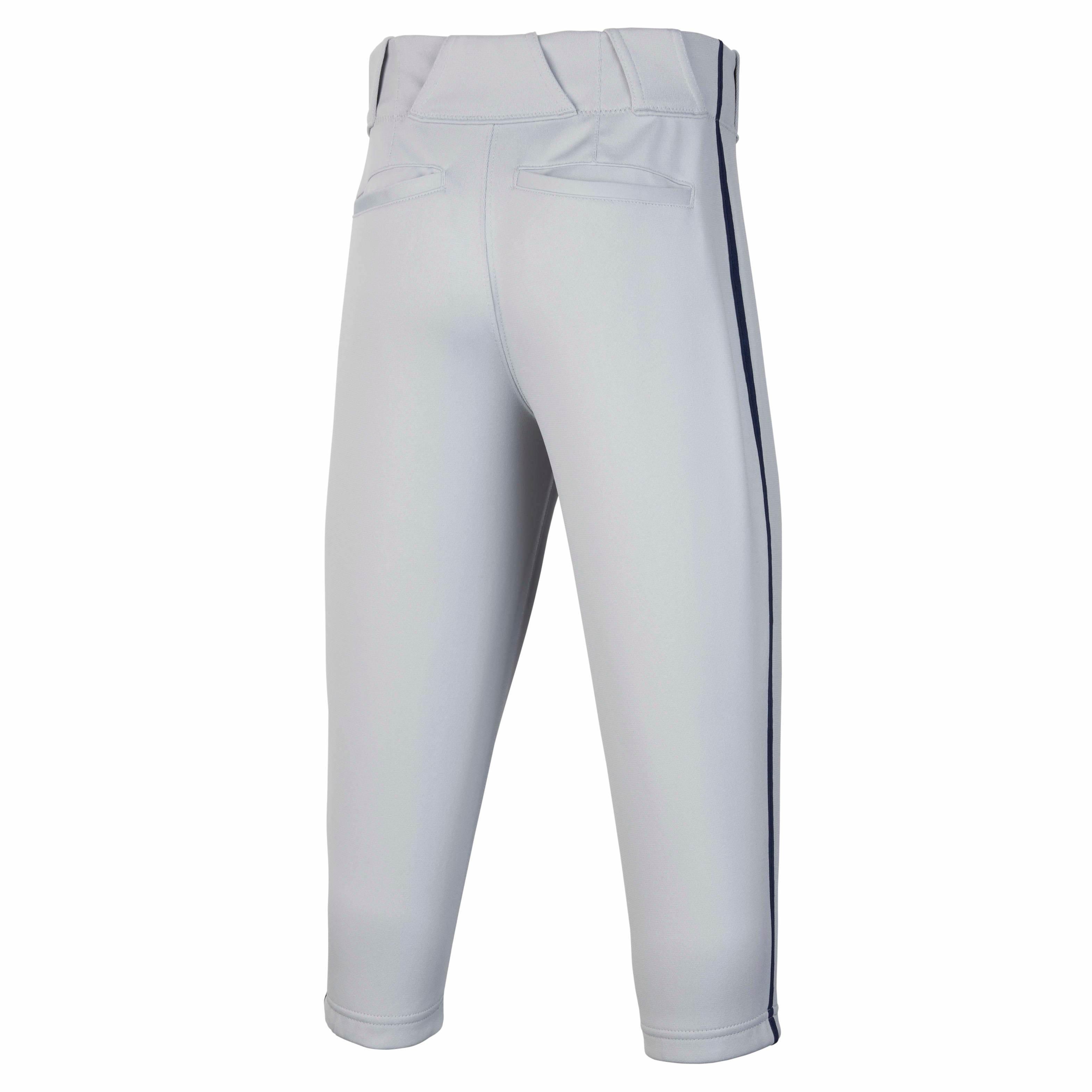 Nike Big Kids' Vapor Select 2 High-Piped Baseball Pants - Grey/Navy - GREY/NAVY Thumbnail View 2