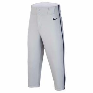Nike Big Kids' Vapor Select 2 High-Piped Baseball Pants -Grey/Navy
