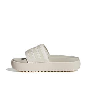 adidas Adilette Platform "Chalk White/Chalk White/Orbit Grey" Women's Slide