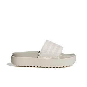 adidas Adilette Platform "Chalk White/Chalk White/Orbit Grey" Women's Slide