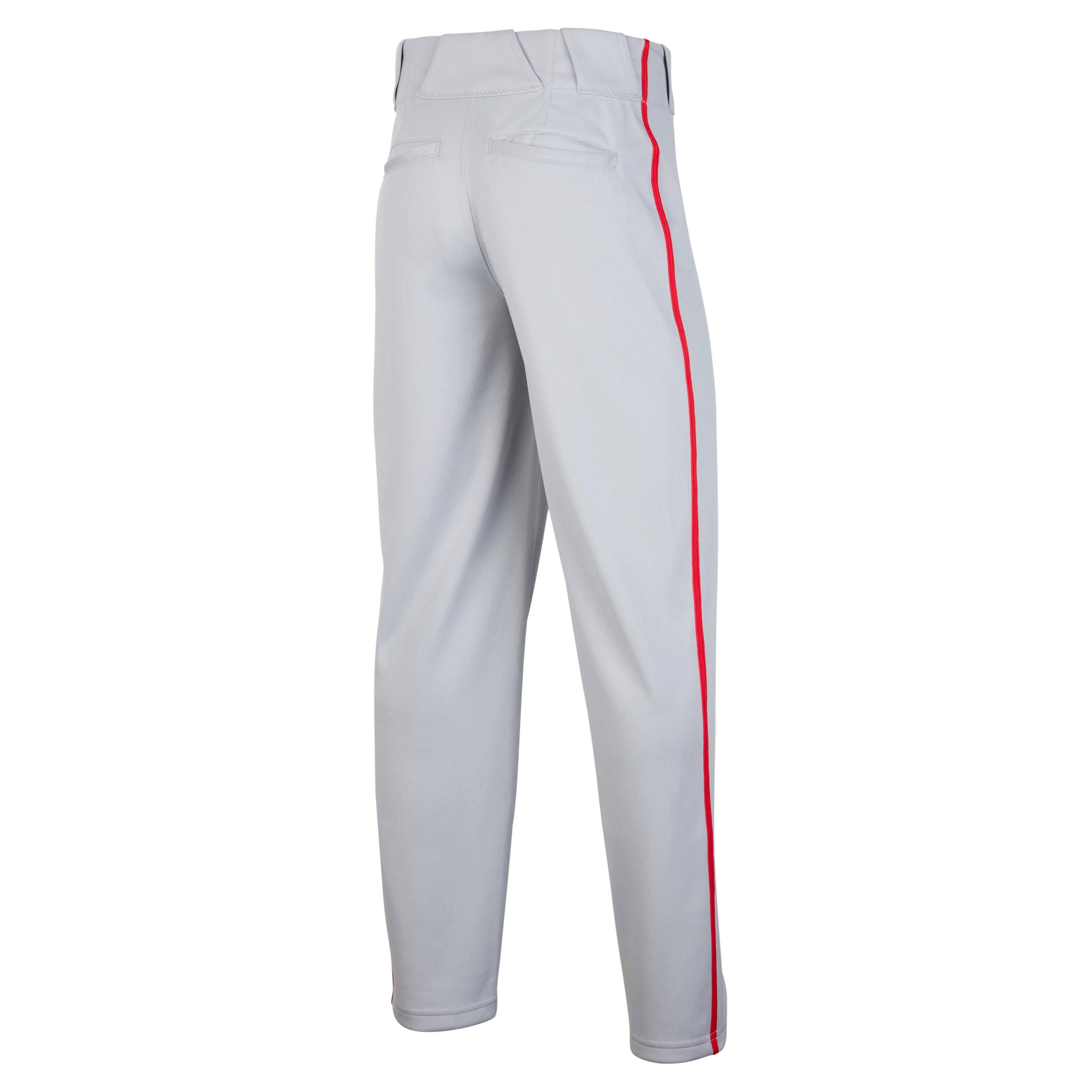 ナイキ キッズ 野球 パンツ Nike Boys' Swoosh Piped Dri-FIT Baseball Pants - Grey/Red Nike Vapor Select Big Kids' Piped Baseball Pants - White/Black
