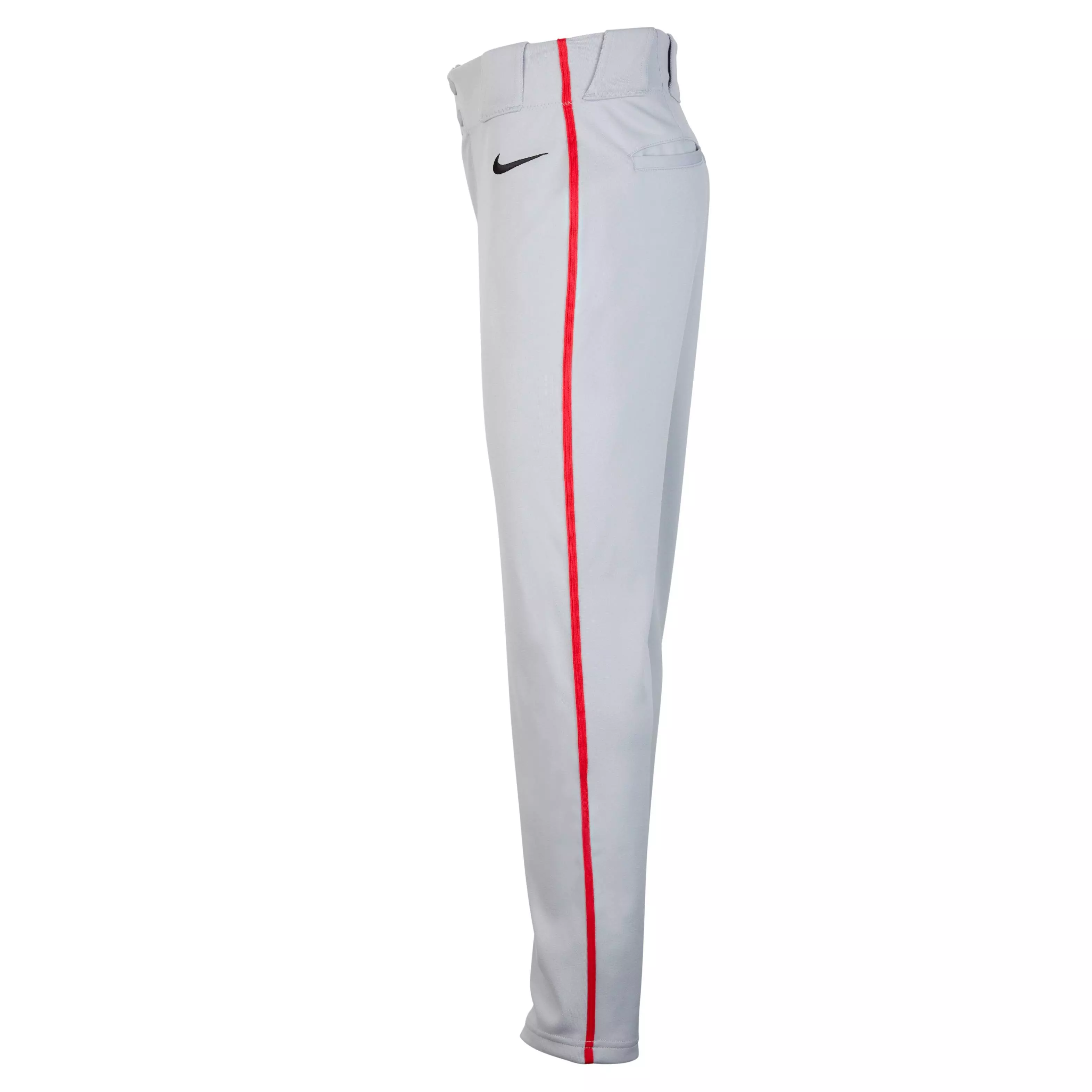 Nike Big Kids' Vapor Select 2 Piped Baseball Pants - GREY/RED