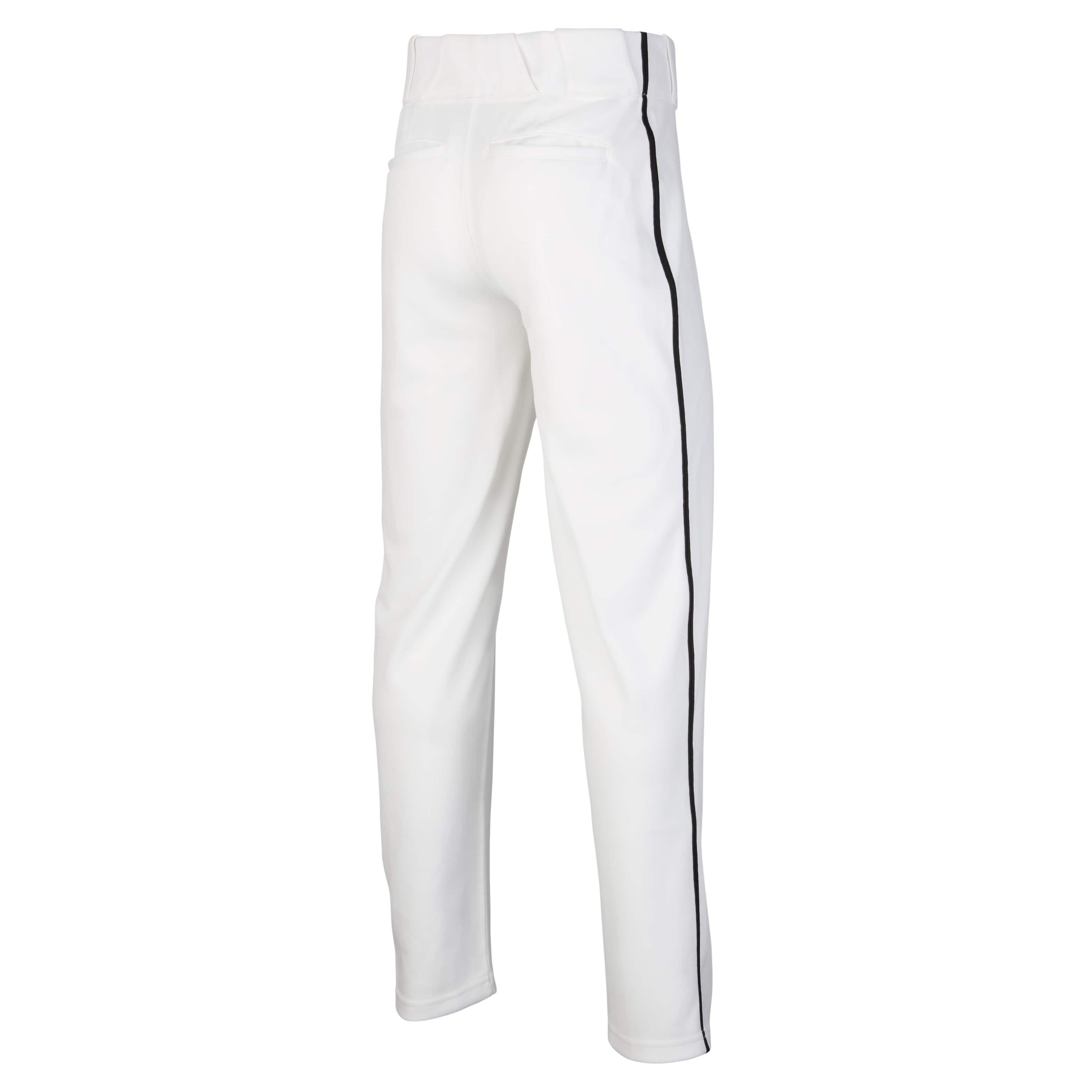 Nike Big Kids' Vapor Select 2 Piped Baseball Pants - WHITE/BLACK Thumbnail View 2
