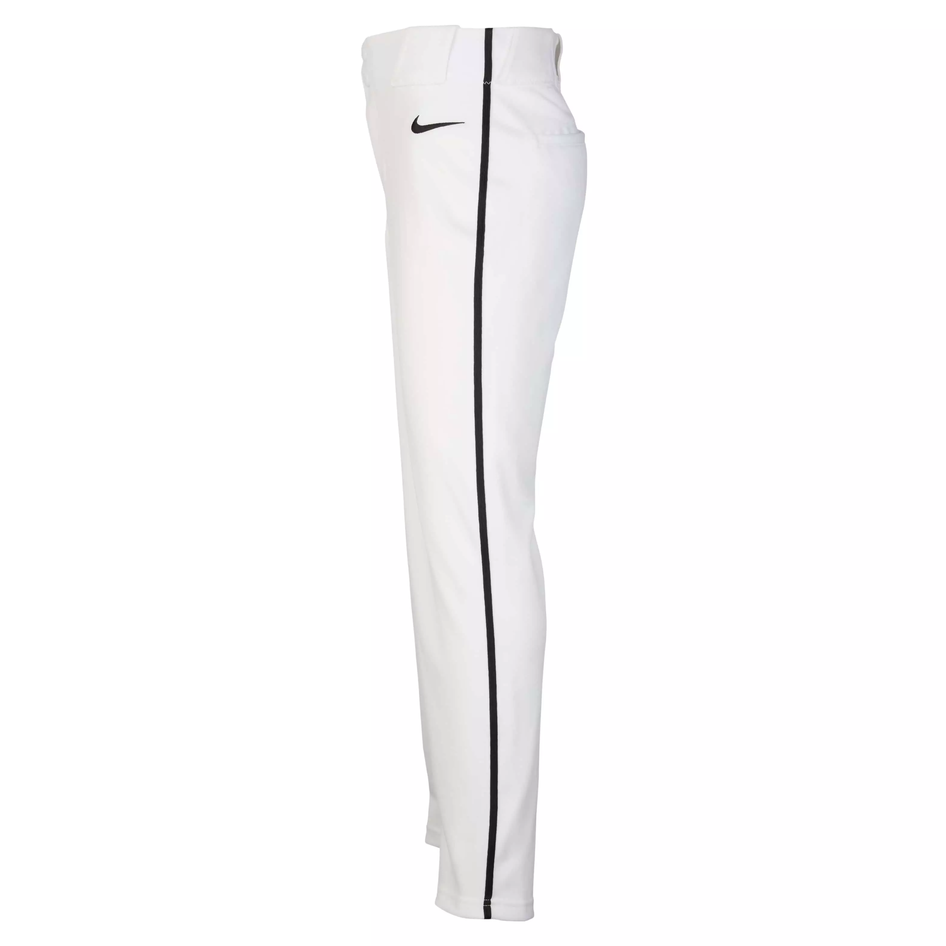 Nike Big Kids' Vapor Select 2 Piped Baseball Pants - WHITE/BLACK