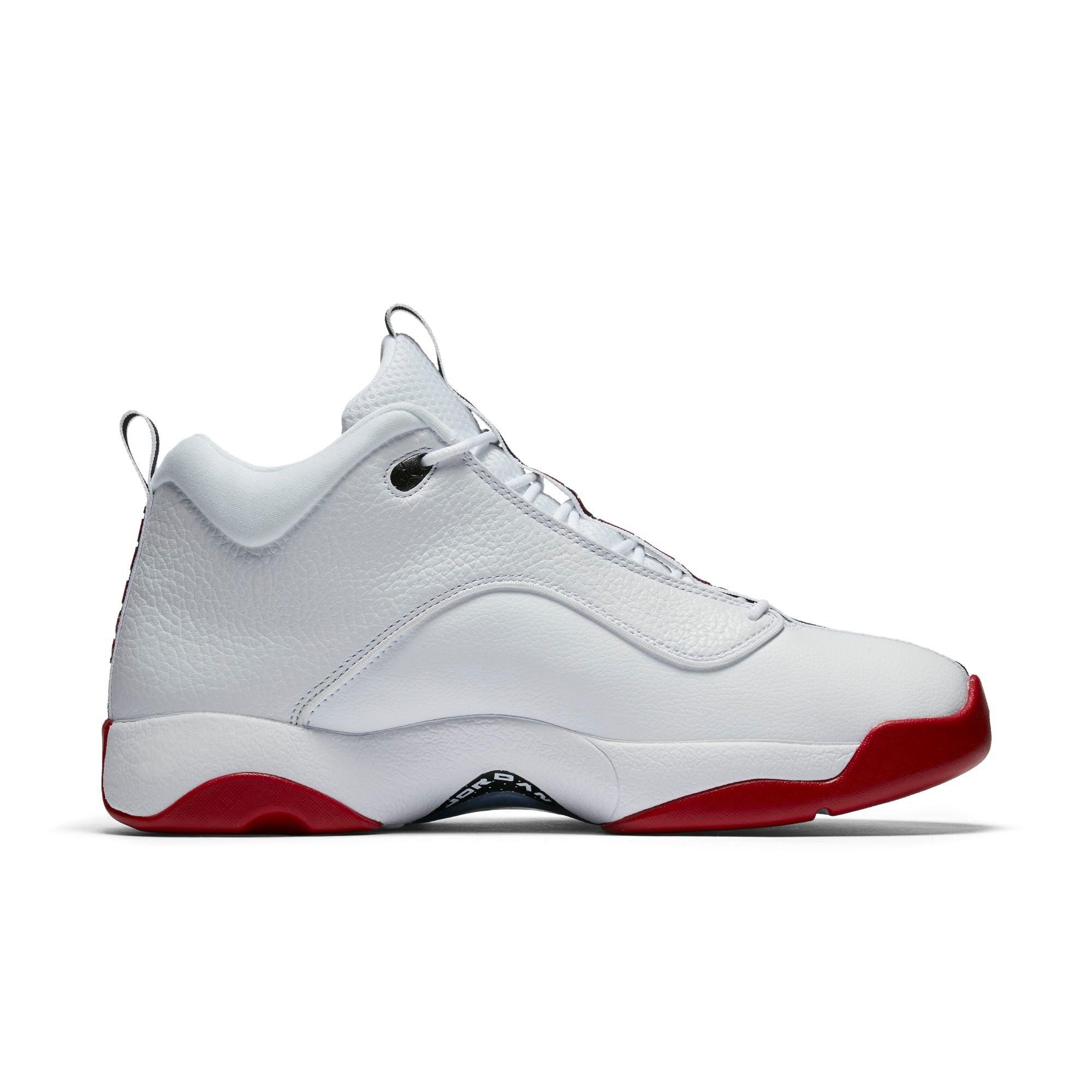 jordan jumpman pro quick white and red