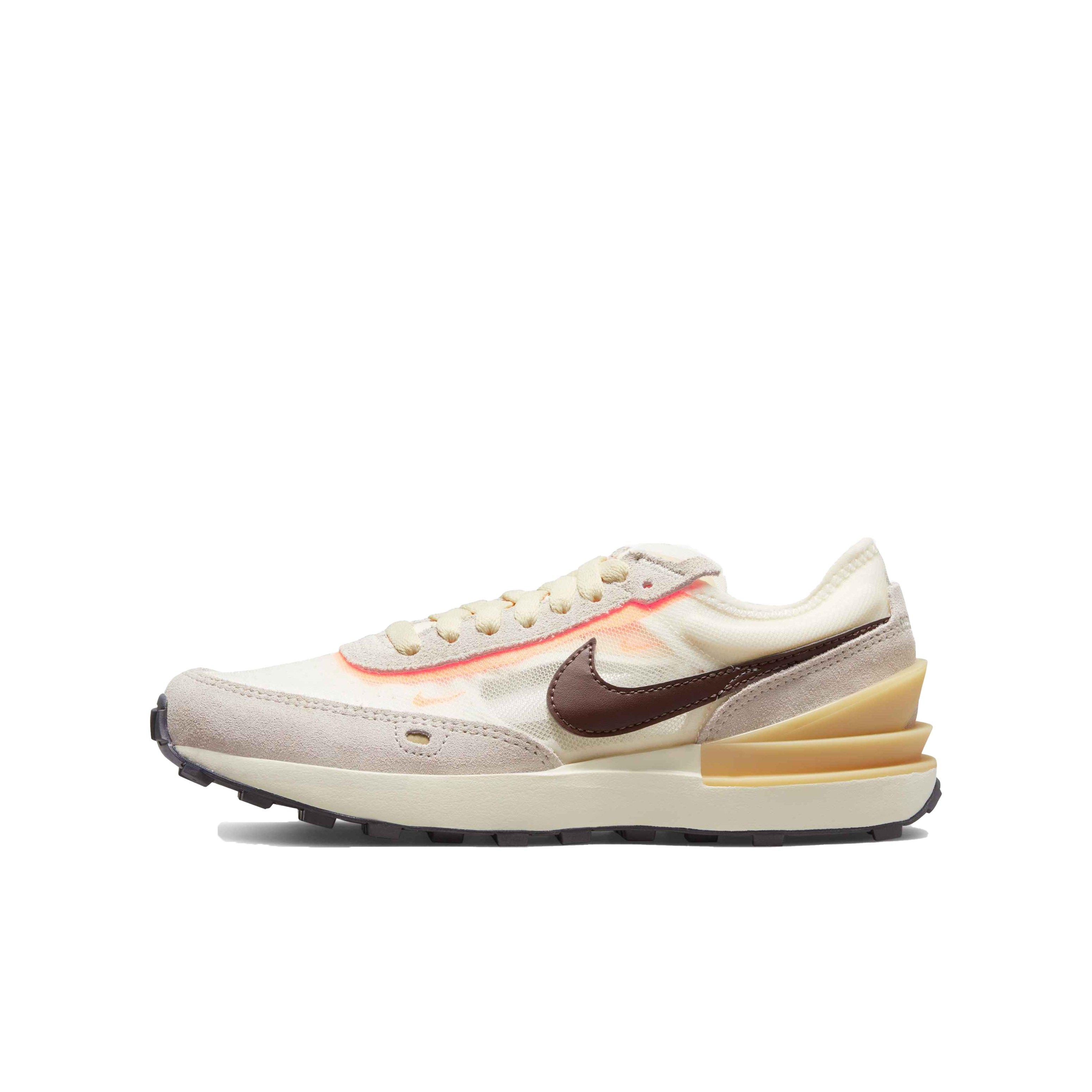 Nike Waffle One "Natural/Light Chocolate/Light Bone" Grade School Boys' Shoe - BROWN Thumbnail View 2