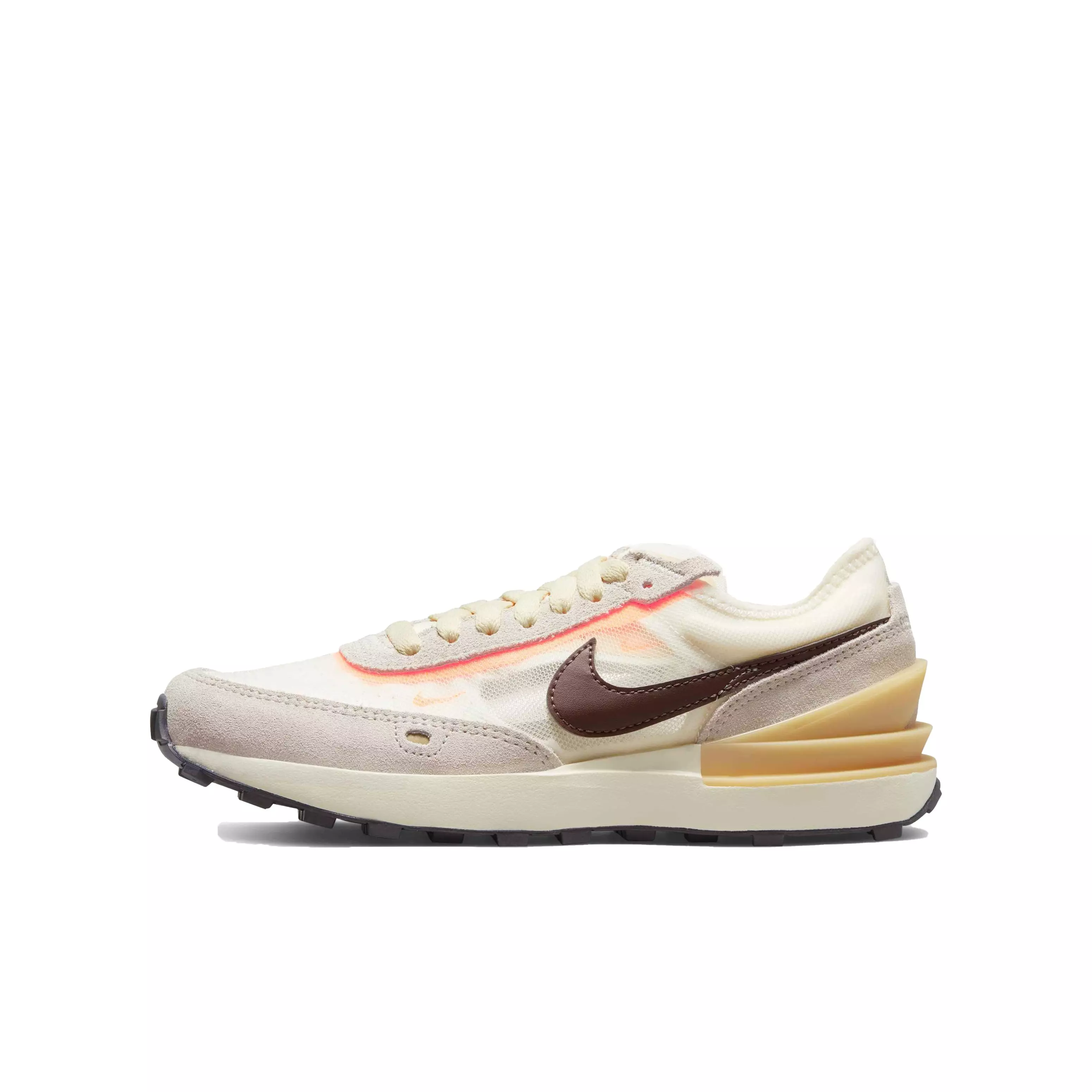 Nike Waffle One "Natural/Light Chocolate/Light Bone" Grade School Boys' Shoe - BROWN