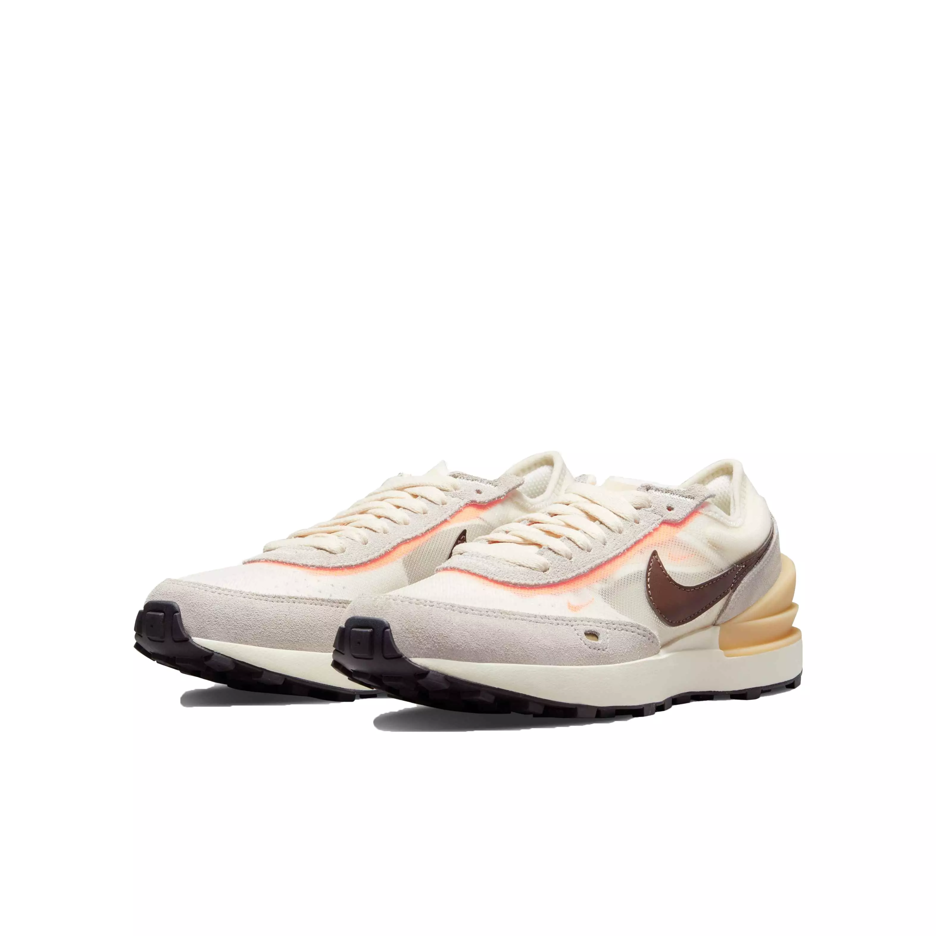Nike Waffle One "Natural/Light Chocolate/Light Bone" Grade School Boys' Shoe - BROWN