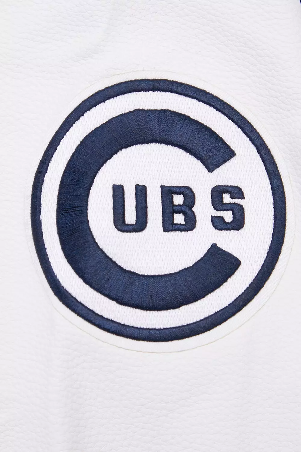 Pro Standard Women's MLB Chicago Cubs Retro Classic Rib Wool Varsity Jacket -Navy/White - NAVY/WHITE