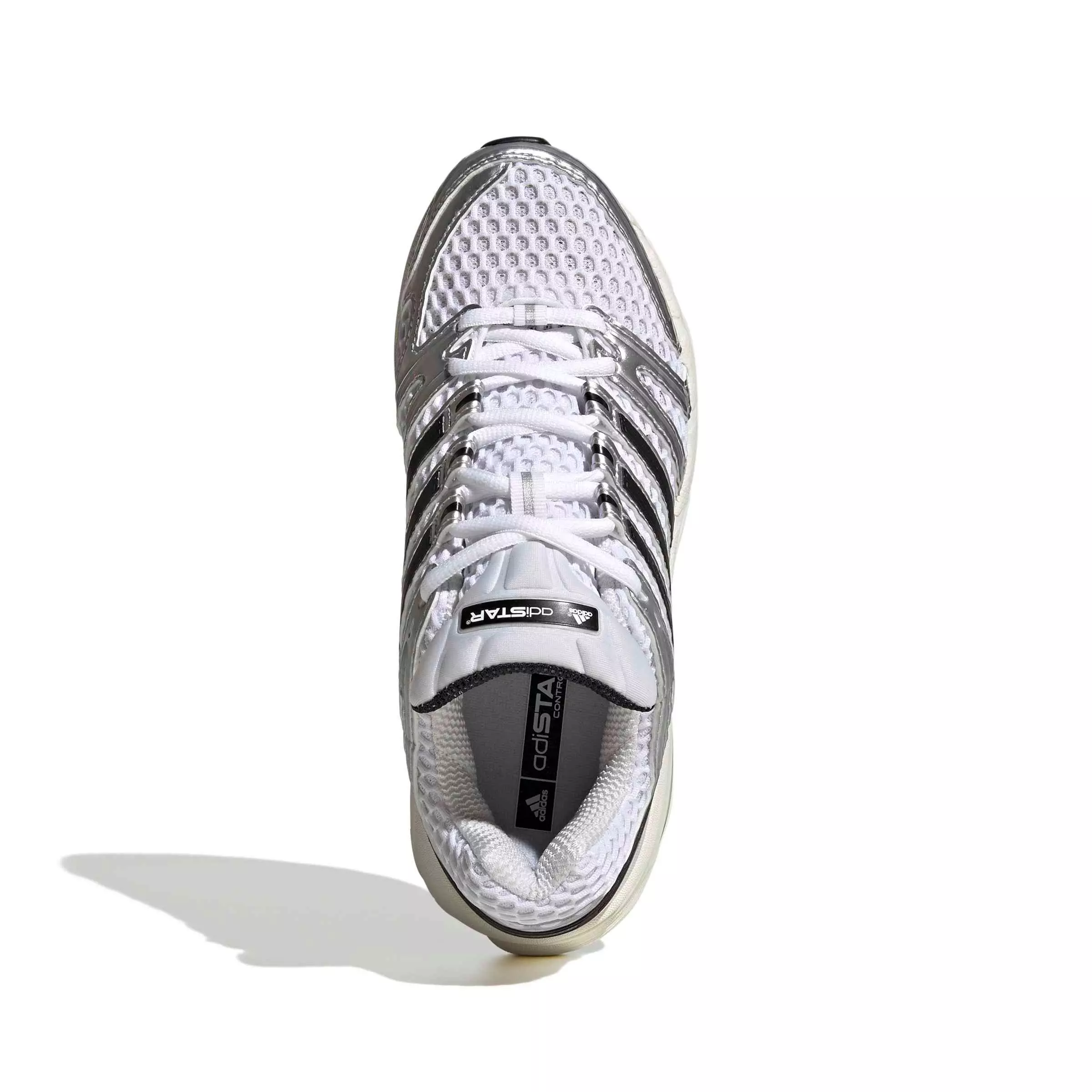 adidas Originals Adistar Control 5 "Ftwr White/Core Black/Silver Metallic" Women's Shoe - WHITE/BLACK/SILVER