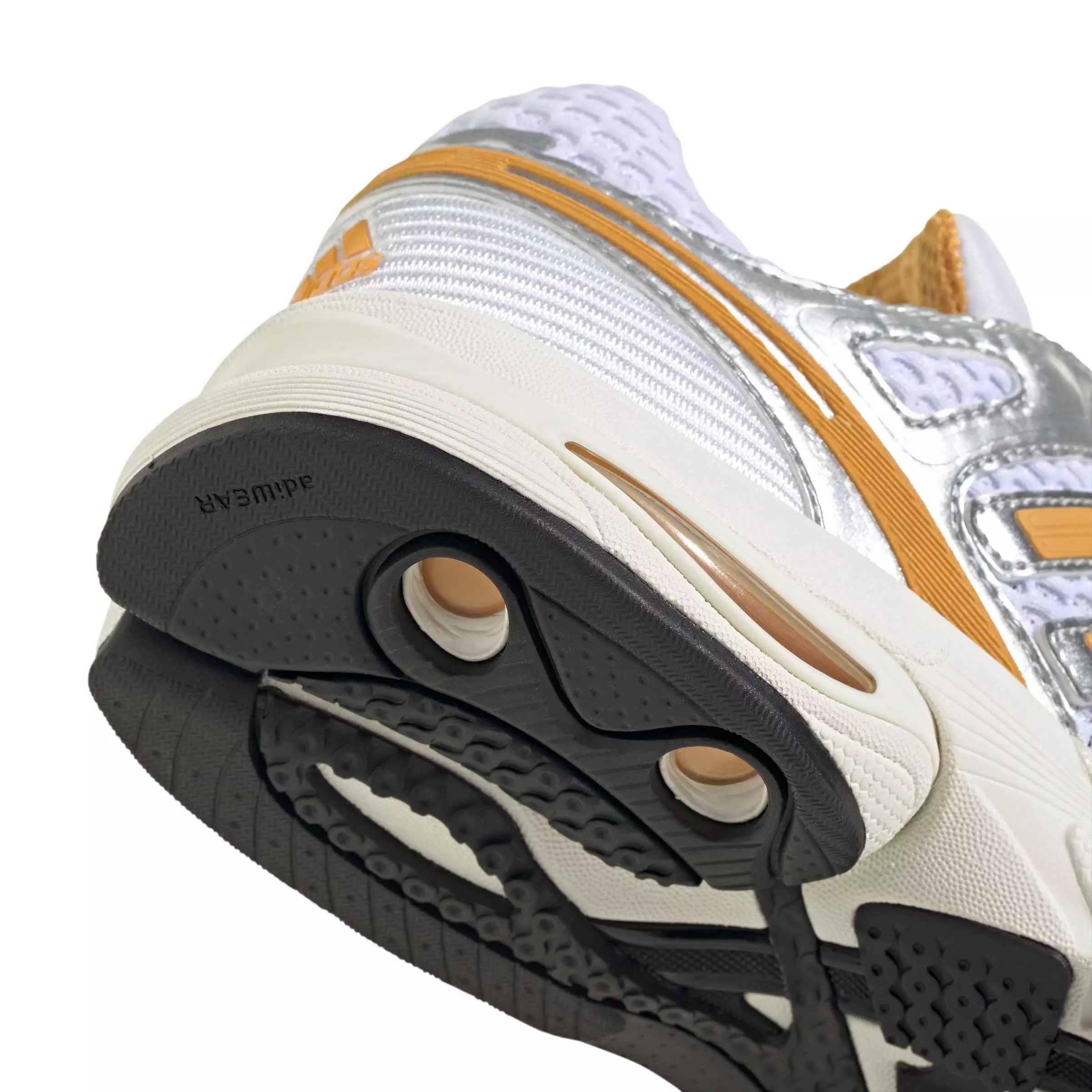 adidas Originals Adistar Control 5 "Ftwr White/Preloved Yellow/Silver Metallic" Women's Shoe - WHITE/YELLOW/SILVER