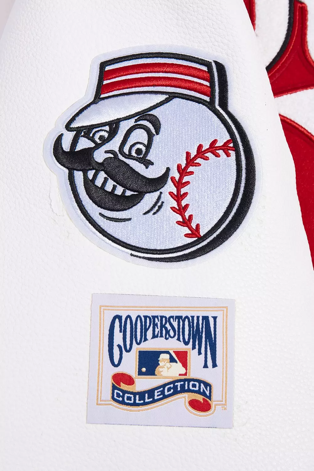 Pro Standard Women's MLB Cincinnati Reds Retro Classic Rib Wool Varsity Jacket - Red - RED