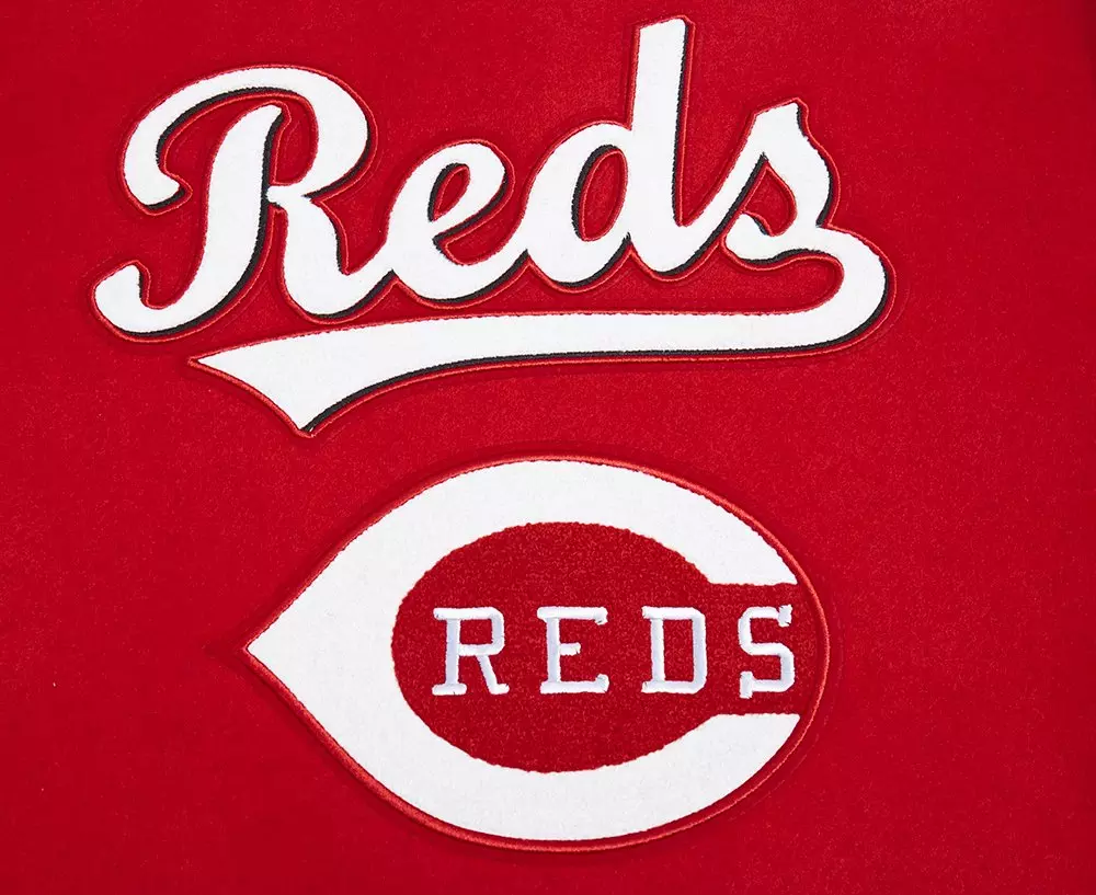 Pro Standard Women's MLB Cincinnati Reds Retro Classic Rib Wool Varsity Jacket - Red - RED