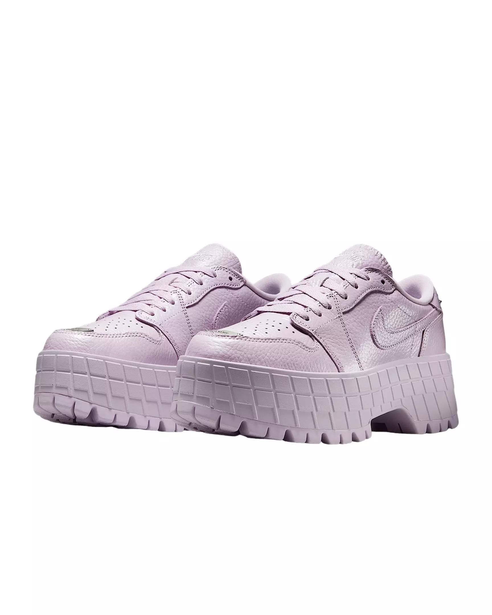 Jordan 1 Brooklyn Low "Doll/Metallic Silver" Women's Shoe - DOLL/SILVER