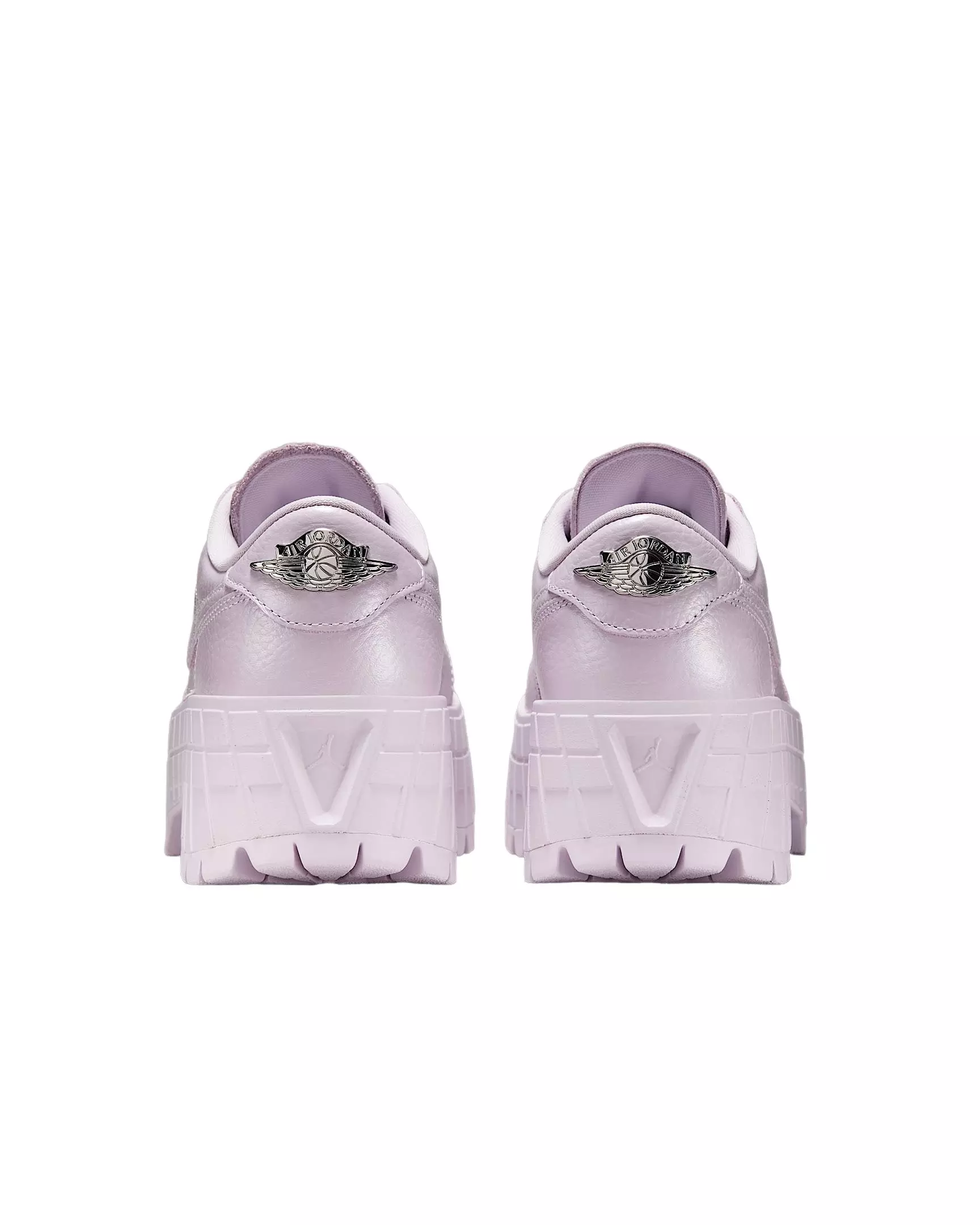 Jordan 1 Brooklyn Low "Doll/Metallic Silver" Women's Shoe - DOLL/SILVER