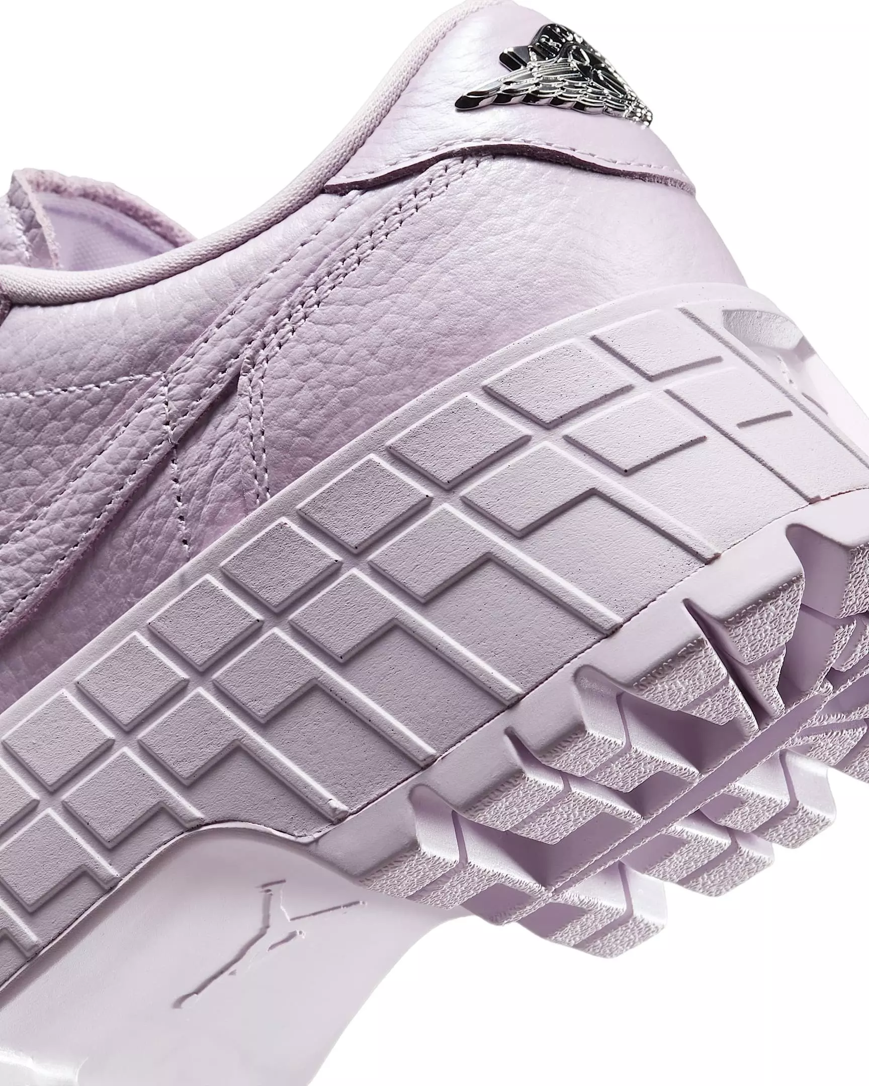 Jordan 1 Brooklyn Low "Doll/Metallic Silver" Women's Shoe - DOLL/SILVER