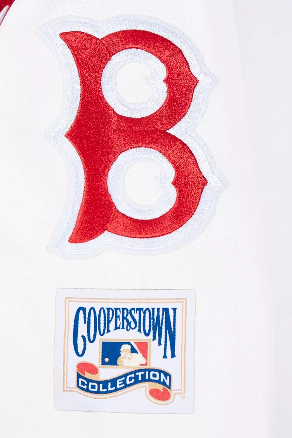 Pro Standard Women's MLB Boston Red Sox Retro Classic Rib Wool Varsity Jacket -Navy/Red - NAVY/RED