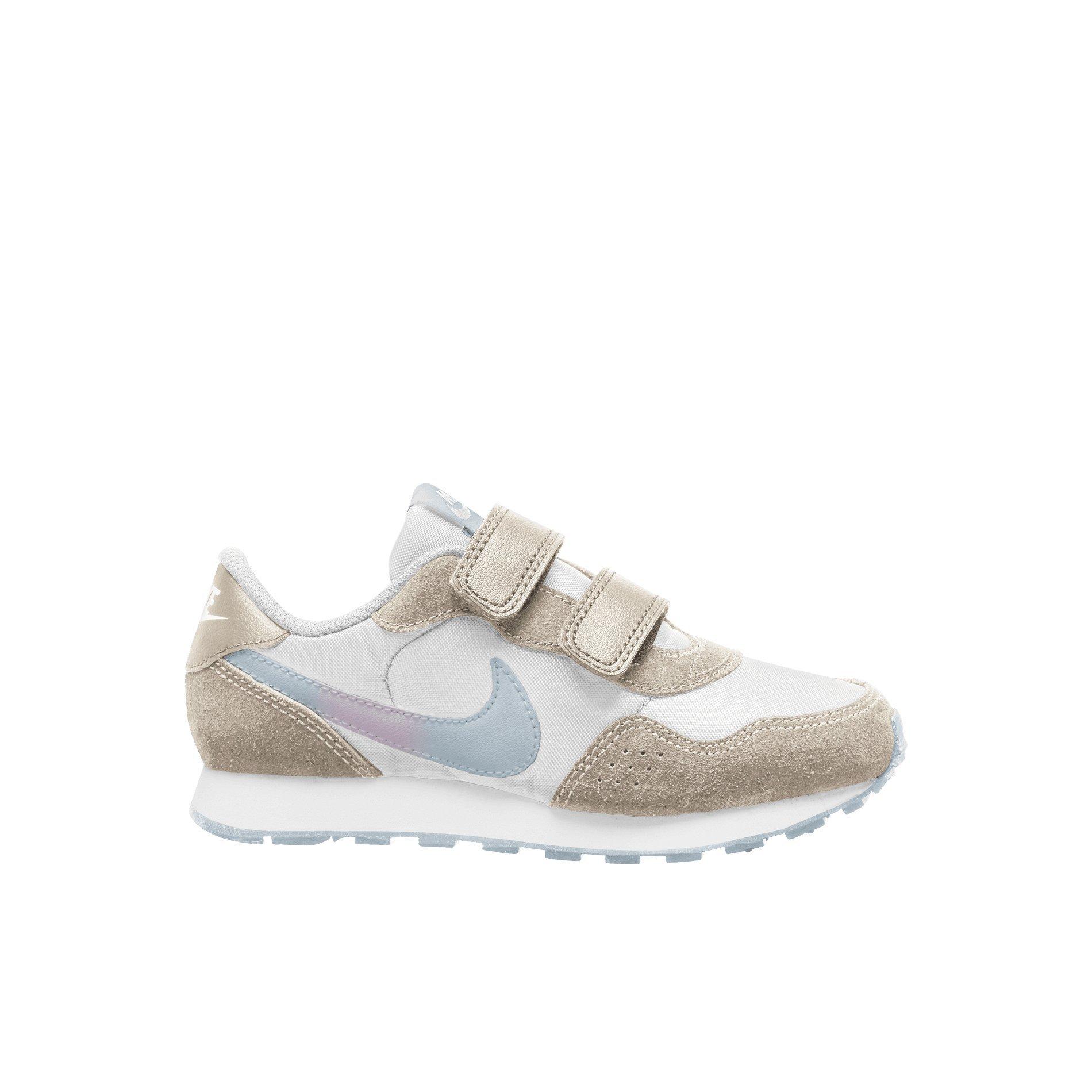 Nike MD Valiant "White/Aura/Light Orewood Brown/Aura" Preschool Boys' Shoe - WHITE Thumbnail View 1