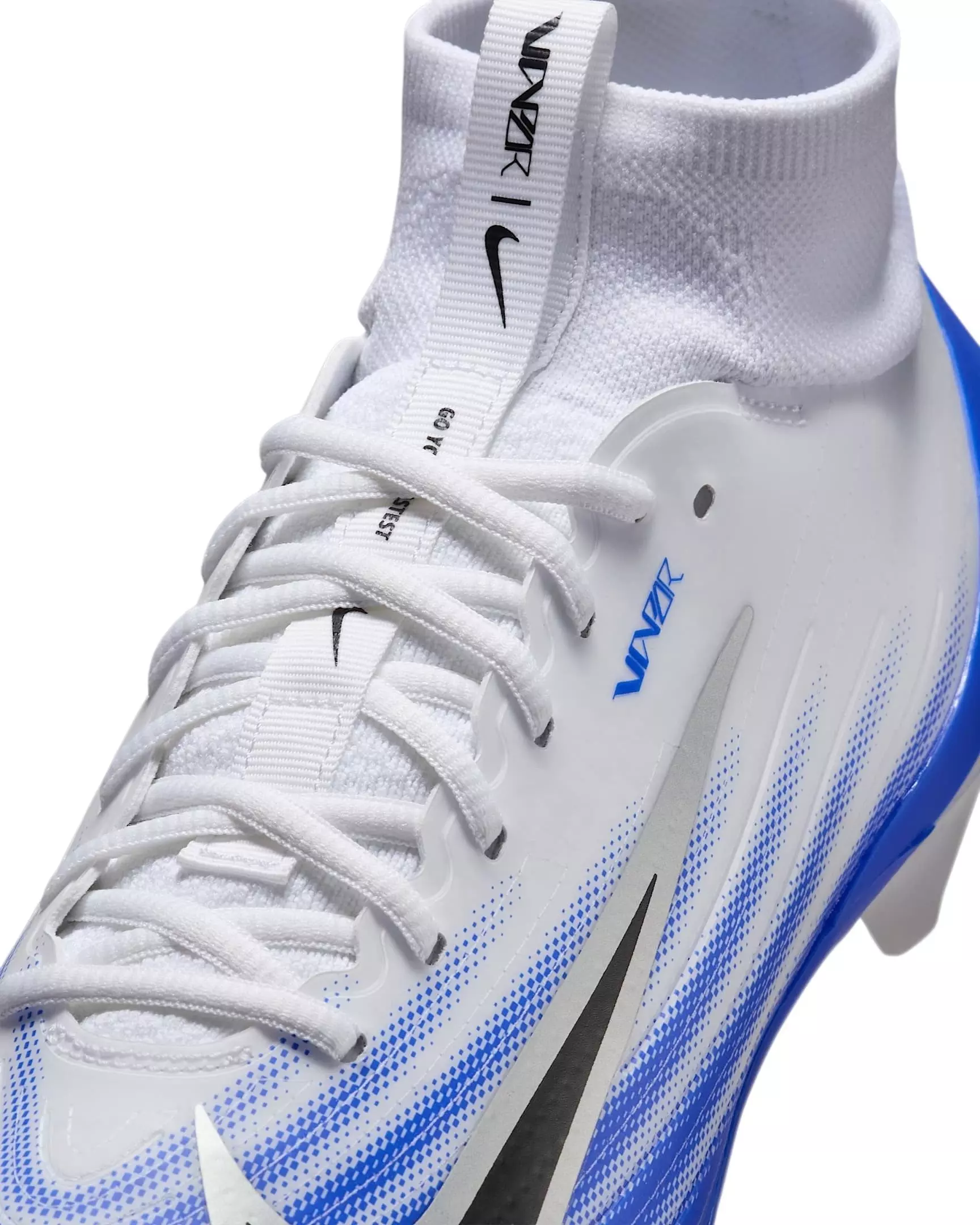 Nike Vapor Pro 1 "White/Racer Blue/Black" Men's Football Cleat - WHITE/BLUE/BLACK