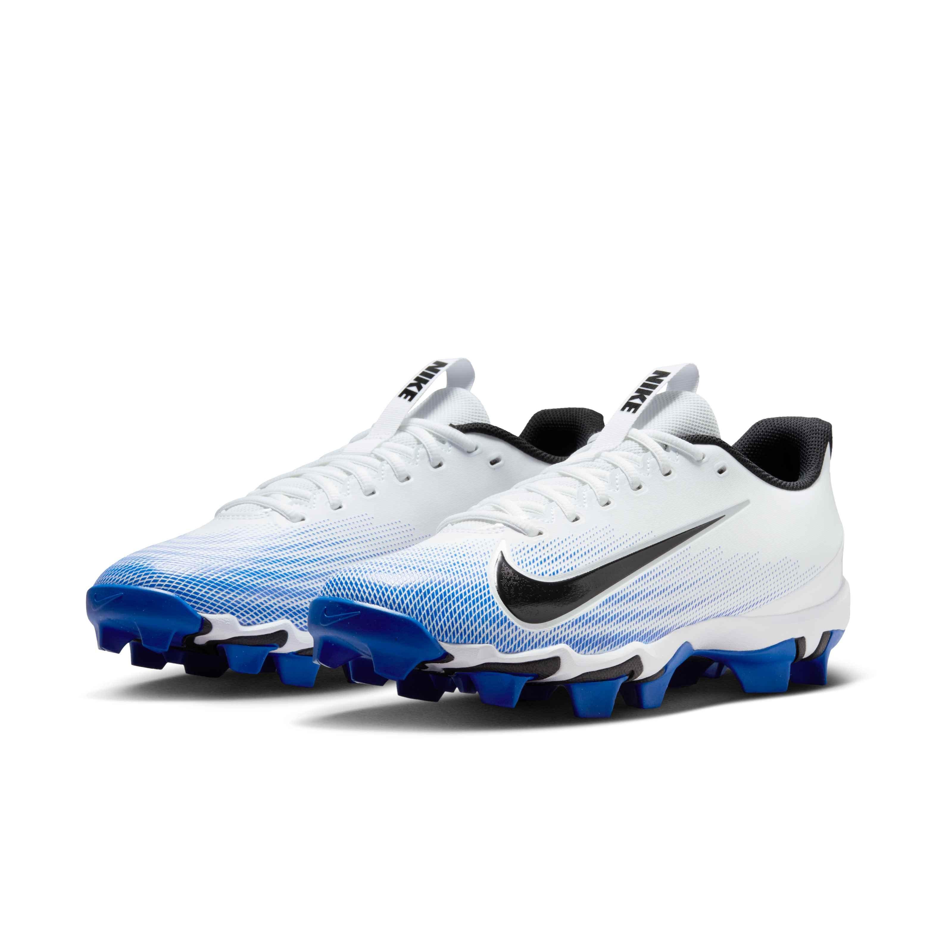 Nike Vapor Shark 3 "White/Racer Blue/Black" Men's Football Cleat - WHITE/BLUE/BLACK Thumbnail View 3