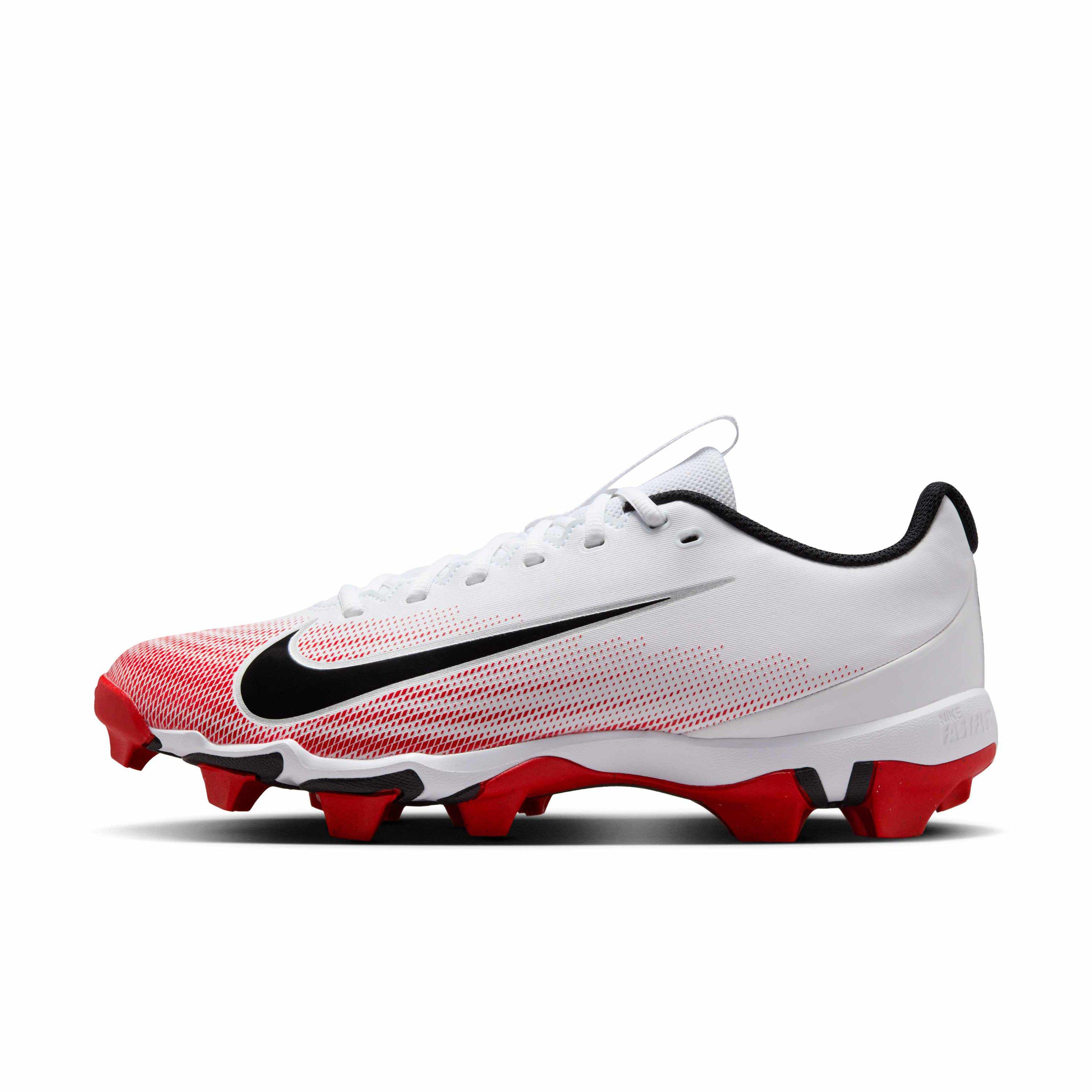 Nike Vapor Shark 3 "White/University Red/Black" Men's Football Cleat - WHITE/RED/BLACK Thumbnail View 2