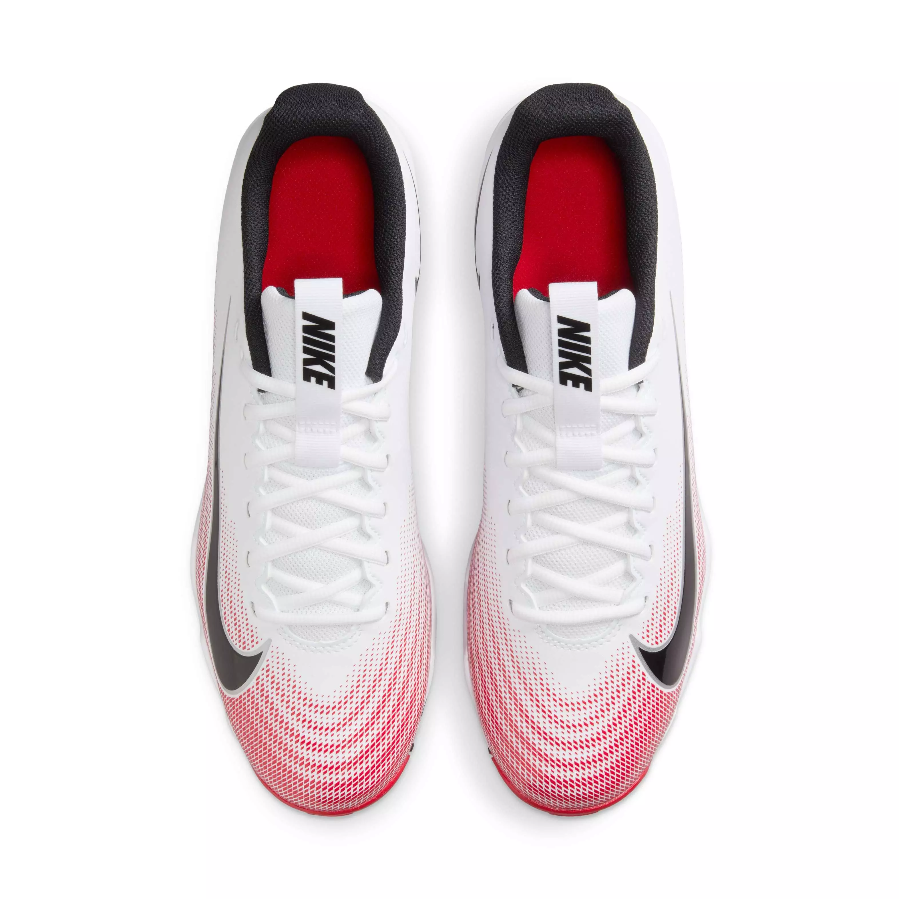 Nike Vapor Shark 3 "White/University Red/Black" Men's Football Cleat - WHITE/RED/BLACK