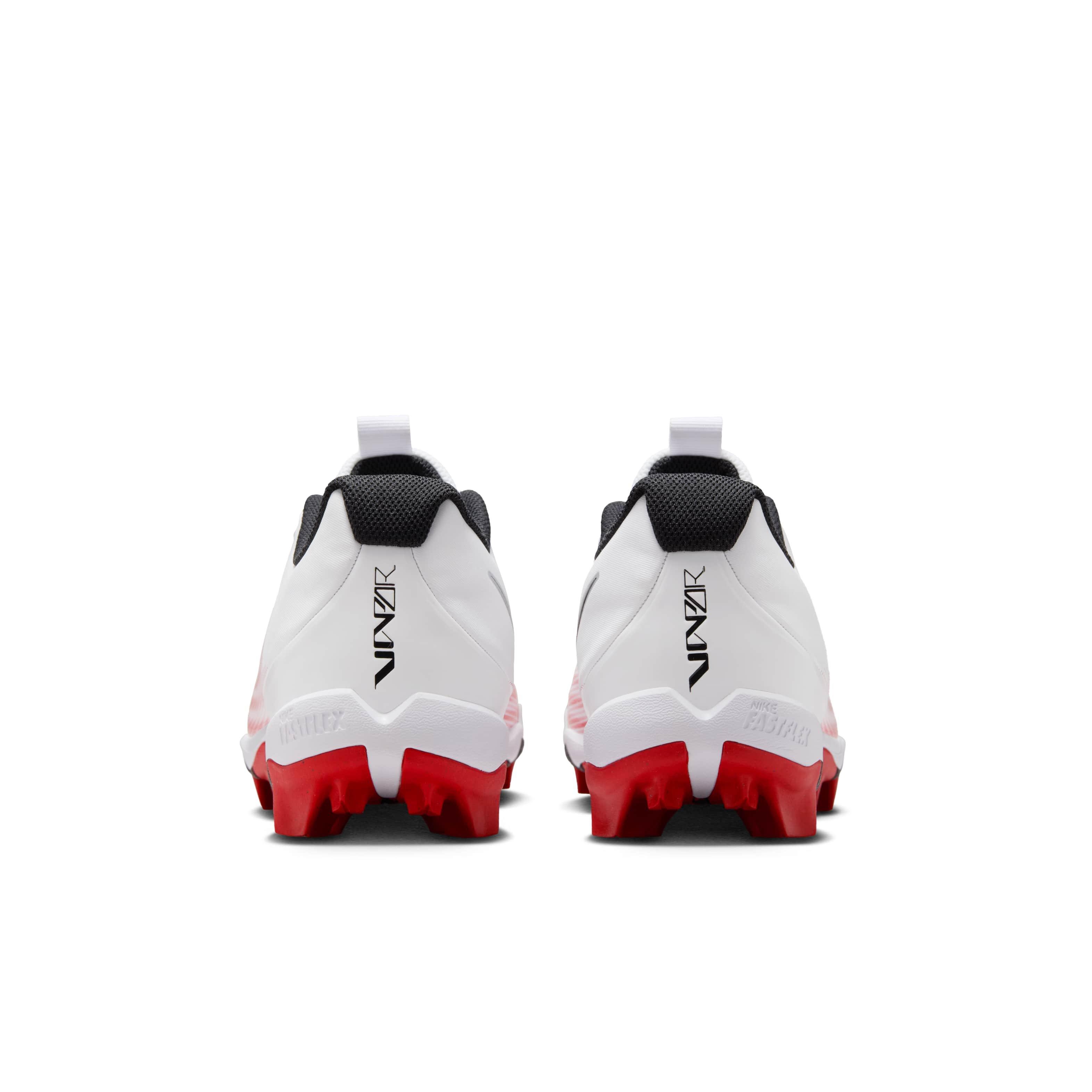 Nike Vapor Shark 3 "White/University Red/Black" Men's Football Cleat - WHITE/RED/BLACK Thumbnail View 5