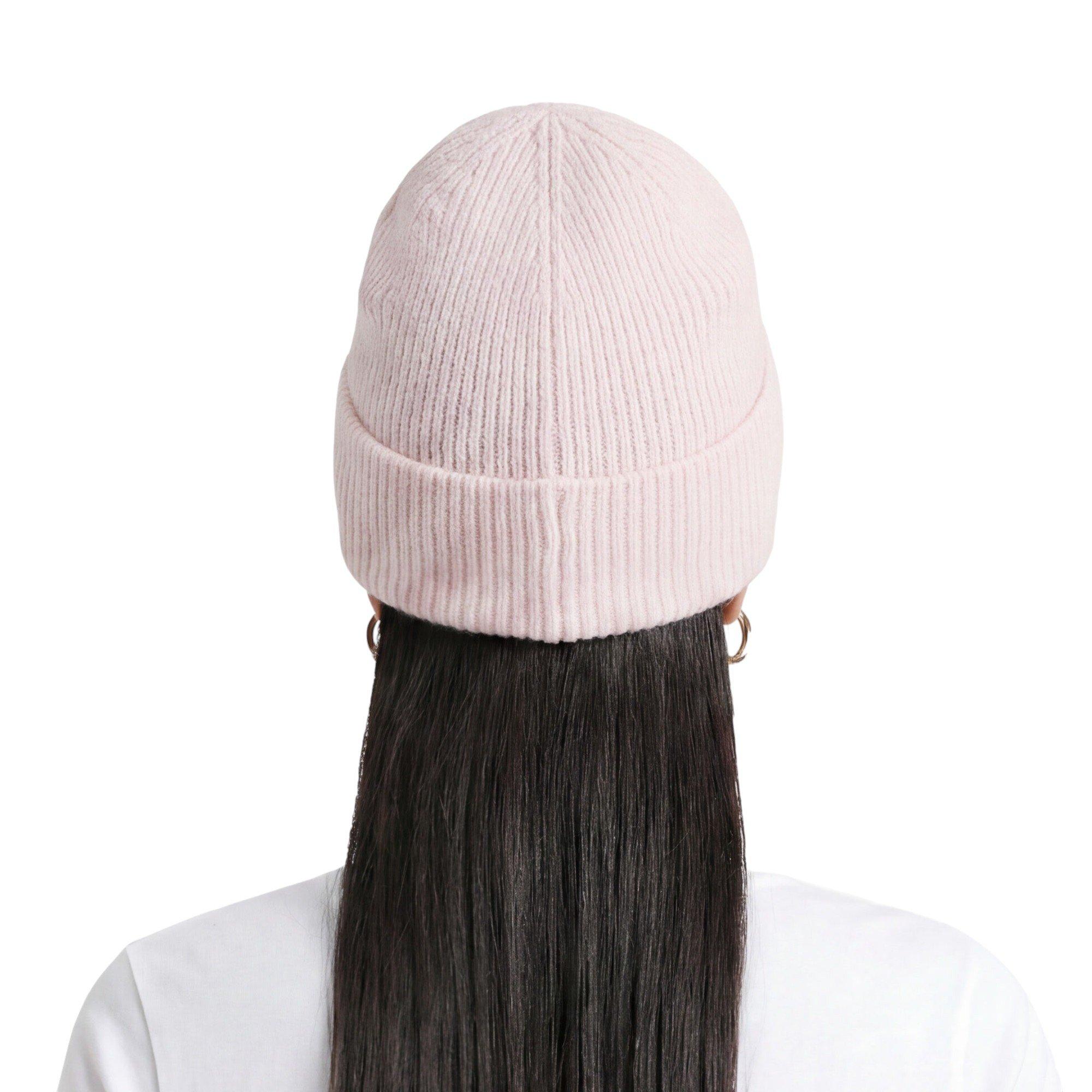 L/AB c/o Off-White Horizontal Embroidered Cuff Beanie - Pink - PINK