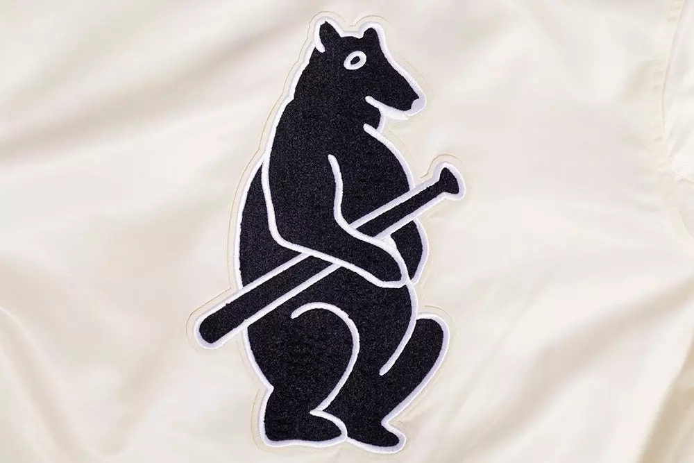 Pro Standard Women's Chicago Cubs Retro Classic Rib Satin Jacket - Eggshell - EGGSHELL