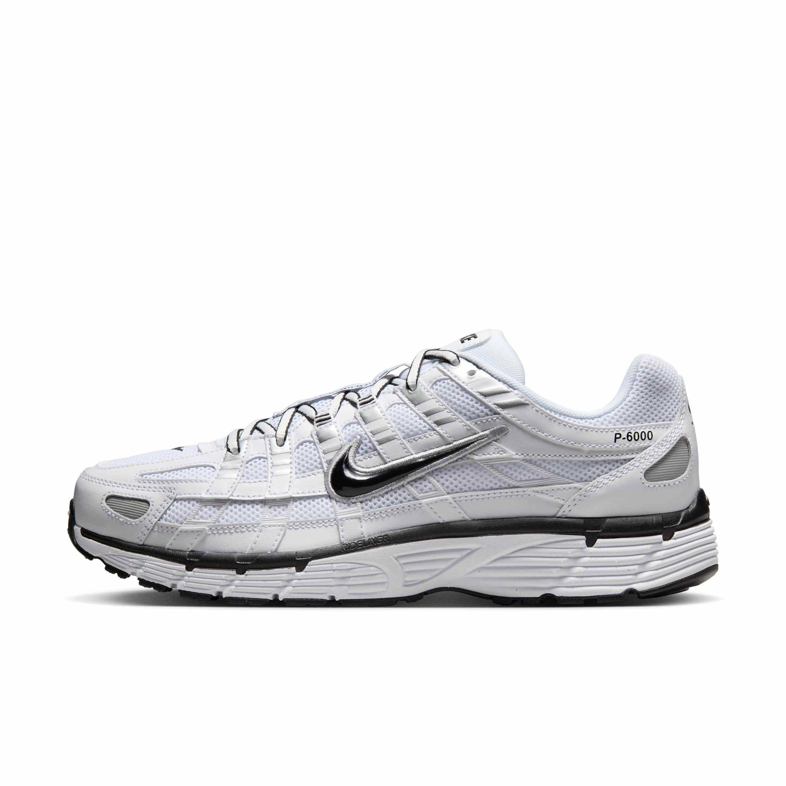 Nike P-6000 "White/Metallic Silver/Black/Black" Men's Shoe - WHITE/SILVER/BLACK/BLACK Thumbnail View 2
