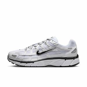 Nike P-6000 "White/Metallic Silver/Black/Black" Men's Shoe