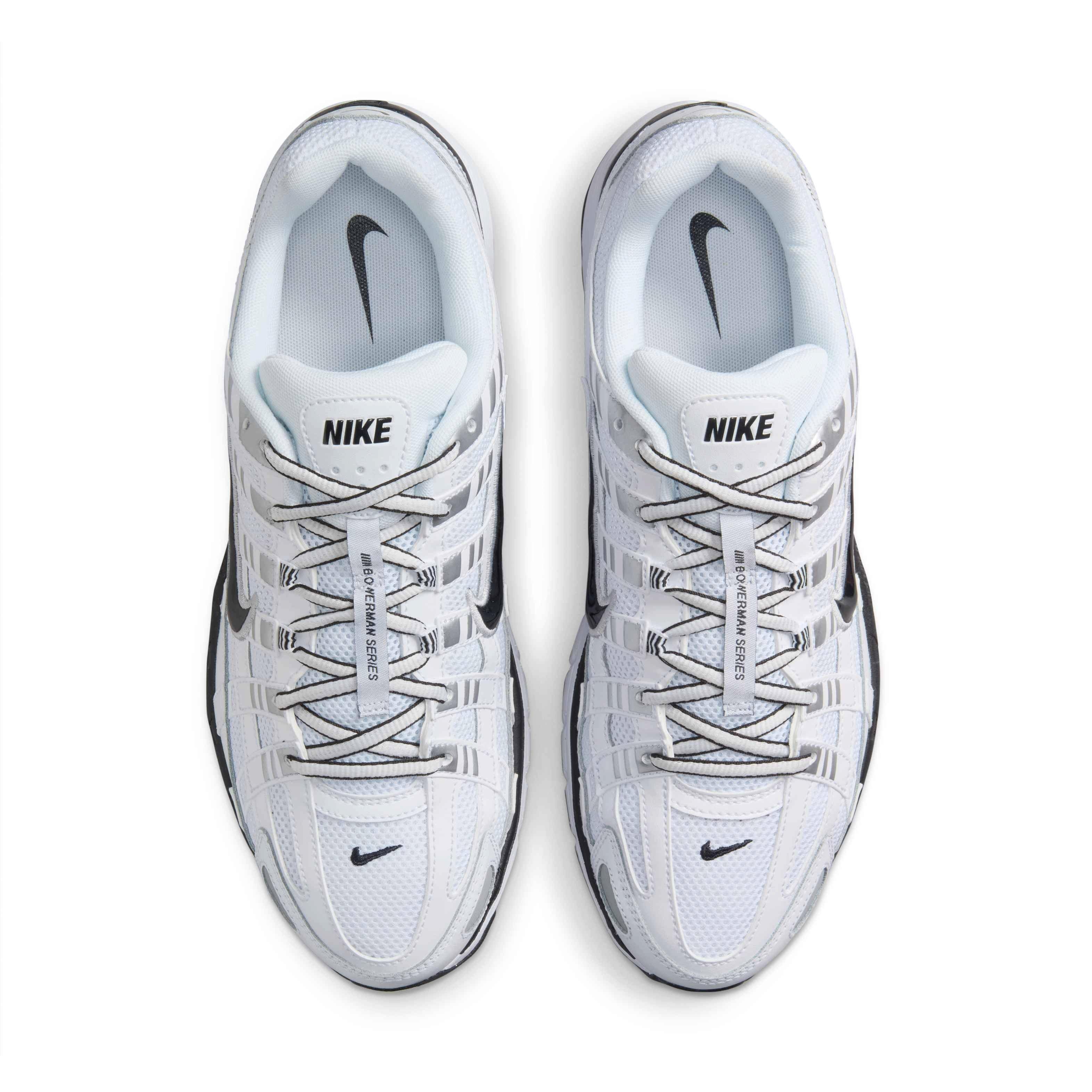 Nike P-6000 "White/Metallic Silver/Black/Black" Men's Shoe - WHITE/SILVER/BLACK/BLACK Thumbnail View 4