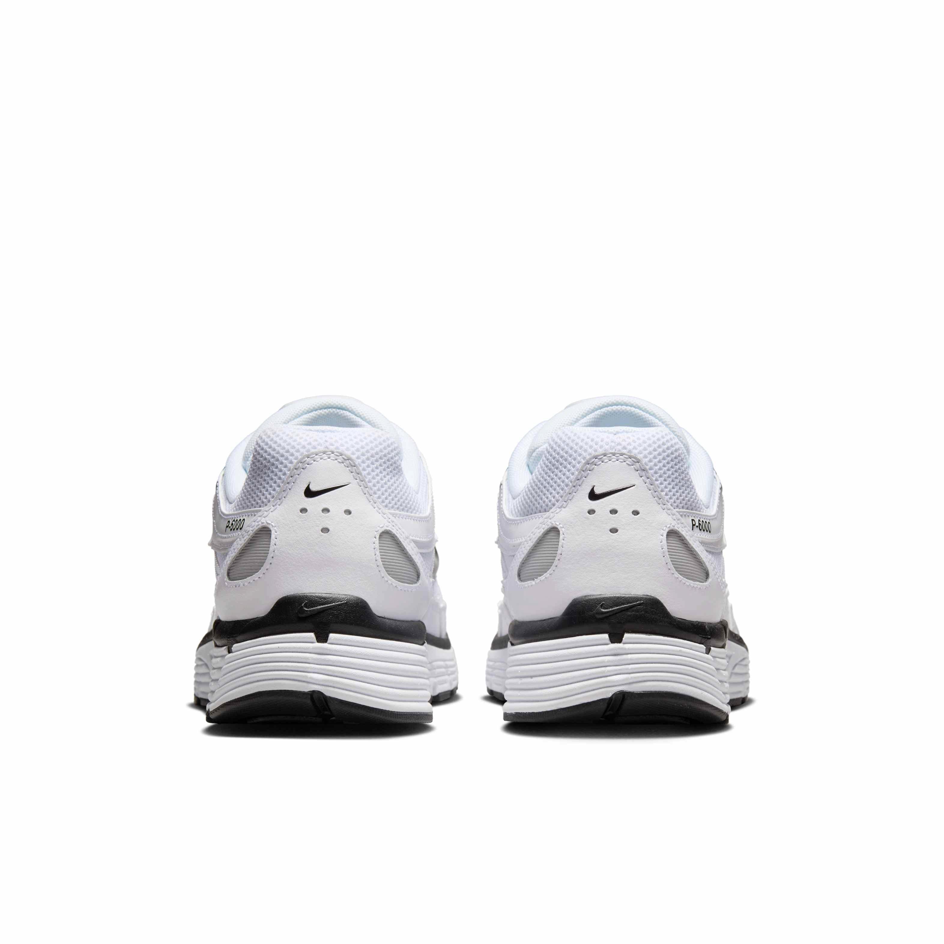 Nike P-6000 "White/Metallic Silver/Black/Black" Men's Shoe - WHITE/SILVER/BLACK/BLACK Thumbnail View 5