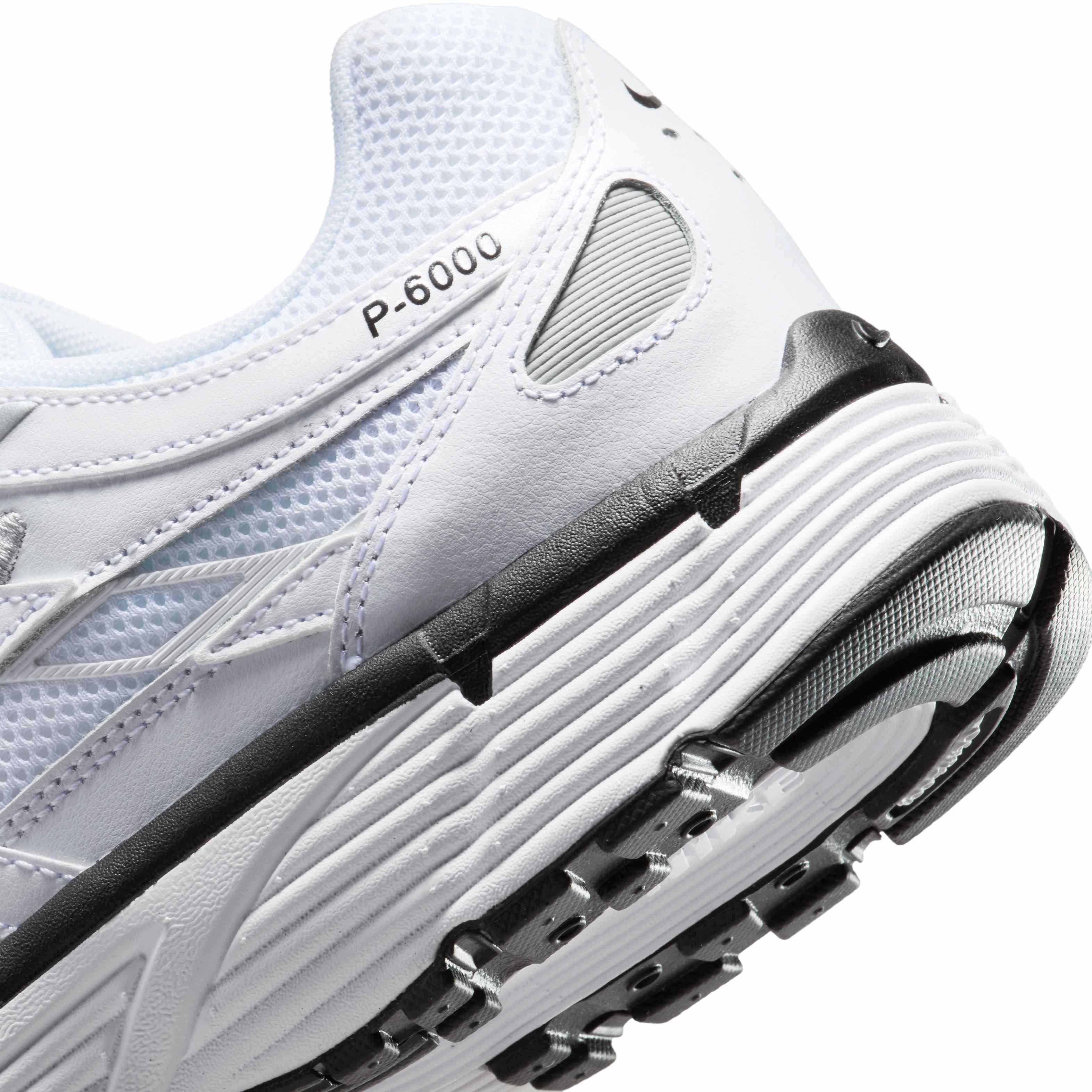 Nike P-6000 "White/Metallic Silver/Black/Black" Men's Shoe - WHITE/SILVER/BLACK/BLACK Thumbnail View 8