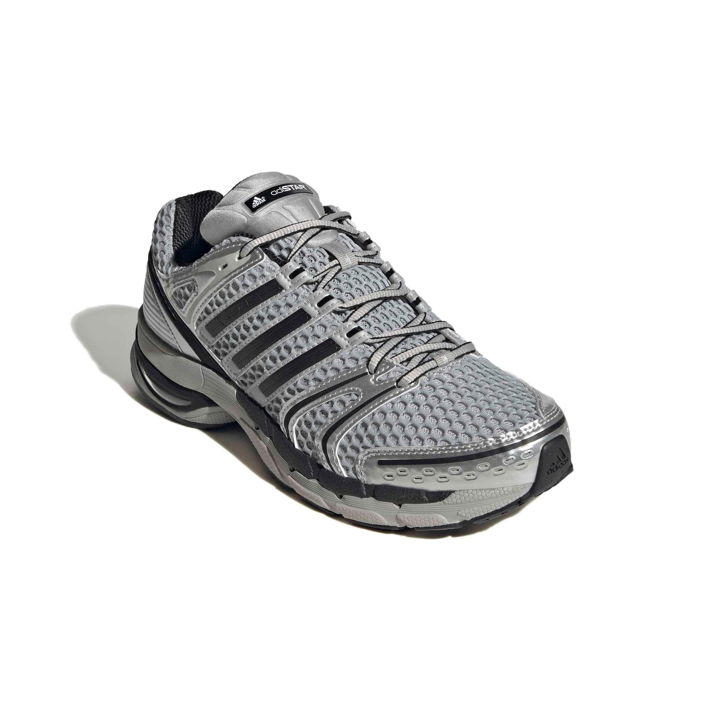 adidas Originals Adistar Control 5 "Grey Two/Core Black/Silver Metallic" Women's Shoe - GREY/BLACK/SILVER Thumbnail View 3