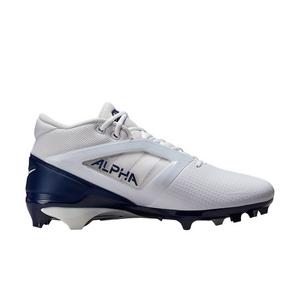 Nike Alpha Menace 4 Pro "White/Midnight Navy/Photon Dust/Midnight Navy" Men's Football Cleat