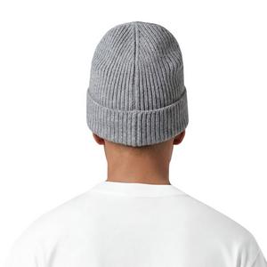L/AB c/o Off-White Horizontal Embroidered Cuff Beanie - Grey - GREY