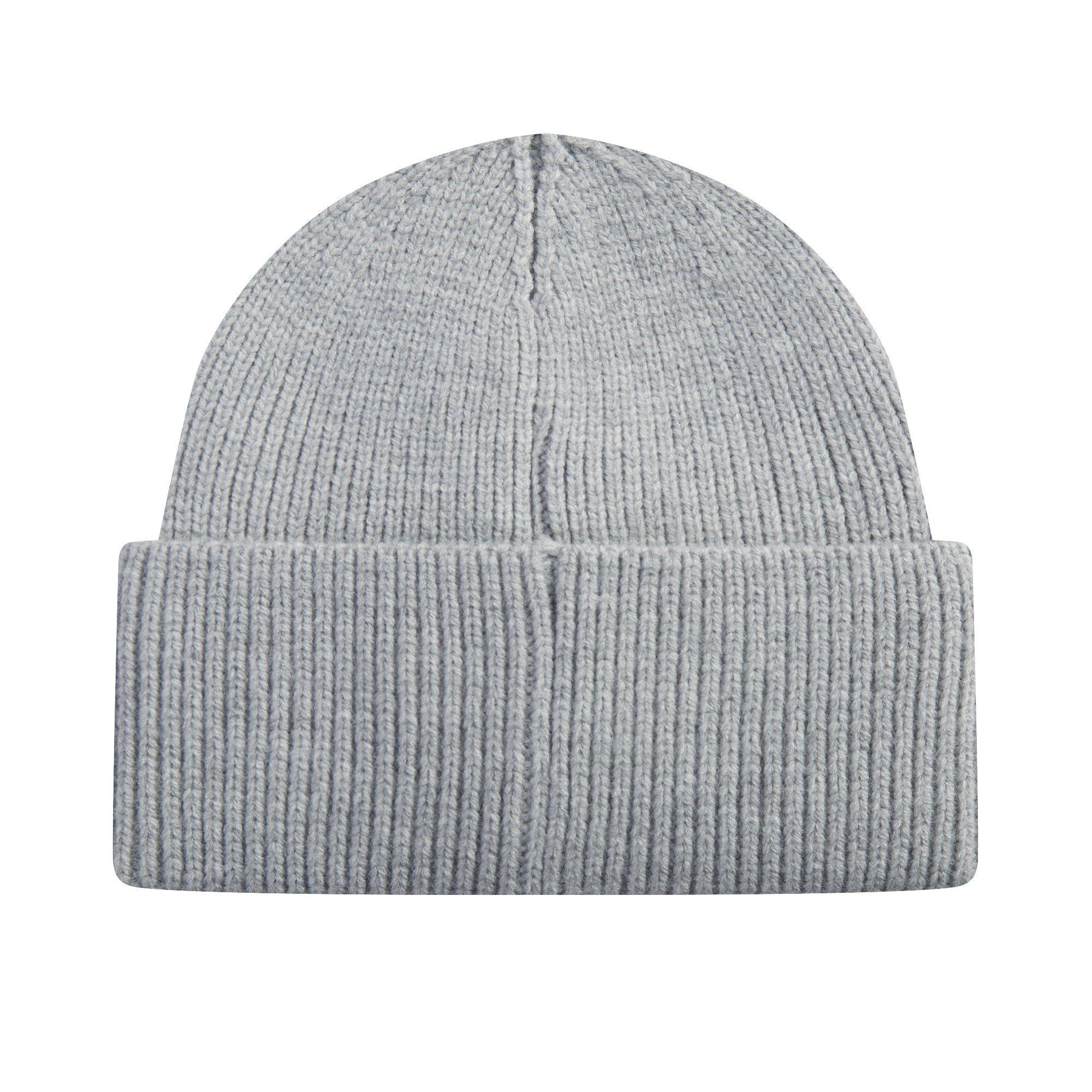 L/AB c/o Off-White Horizontal Embroidered Cuff Beanie - Grey - GREY