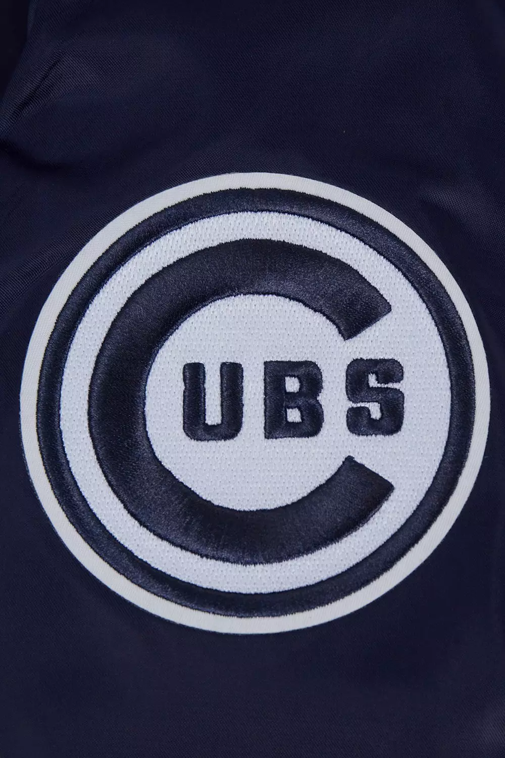 Pro Standard Women's Chicago Cubs Retro Classic Rib Satin Jacket - Navy - NAVY