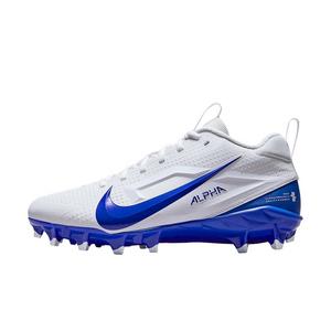 Nike Alpha Menace 4 Varsity "White/Hyper Royal/Photon Dust/Hyper Royal" Men's Football Cleat