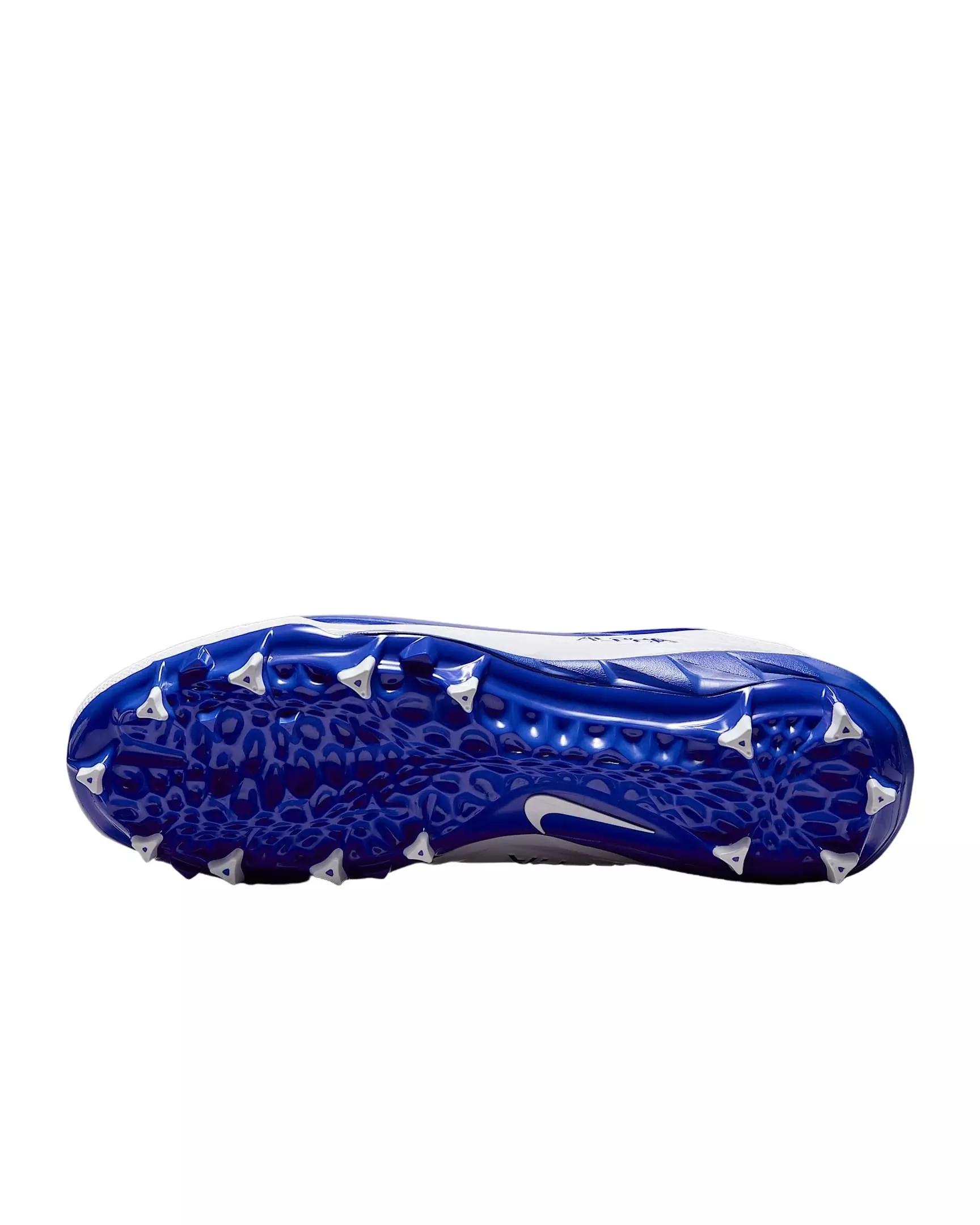 Nike Alpha Menace 4 Varsity "White/Hyper Royal/Photon Dust/Hyper Royal" Men's Football Cleat - WHITE/ROYAL/DUST/ROYAL