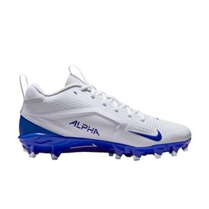 Nike Alpha Menace 4 Varsity "White/Hyper Royal/Photon Dust/Hyper Royal" Men's Football Cleat