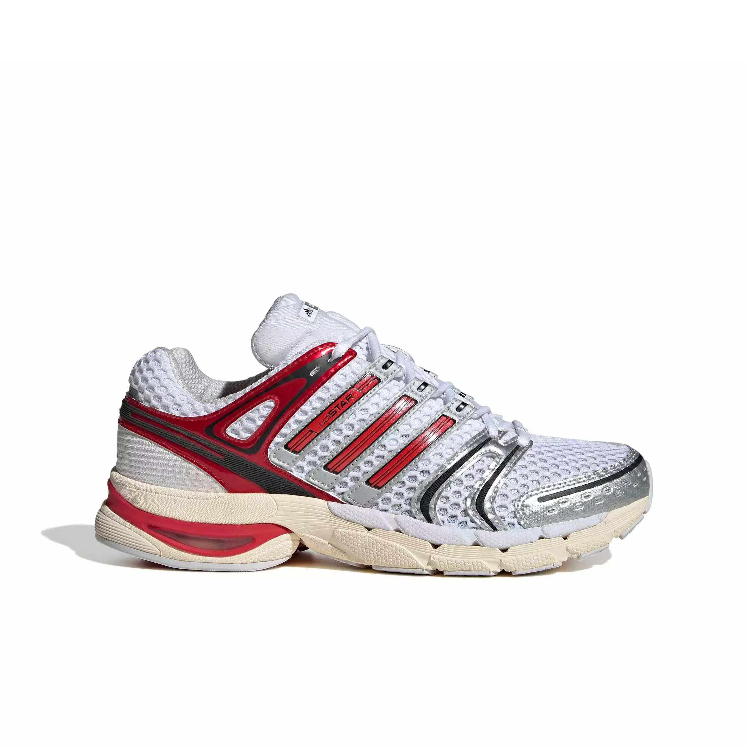 adidas Originals Adistar Control 5 "Ftwr White/Better Scarlet/Dash Grey" Women's Shoe - WHITE/SCARLET/GREY