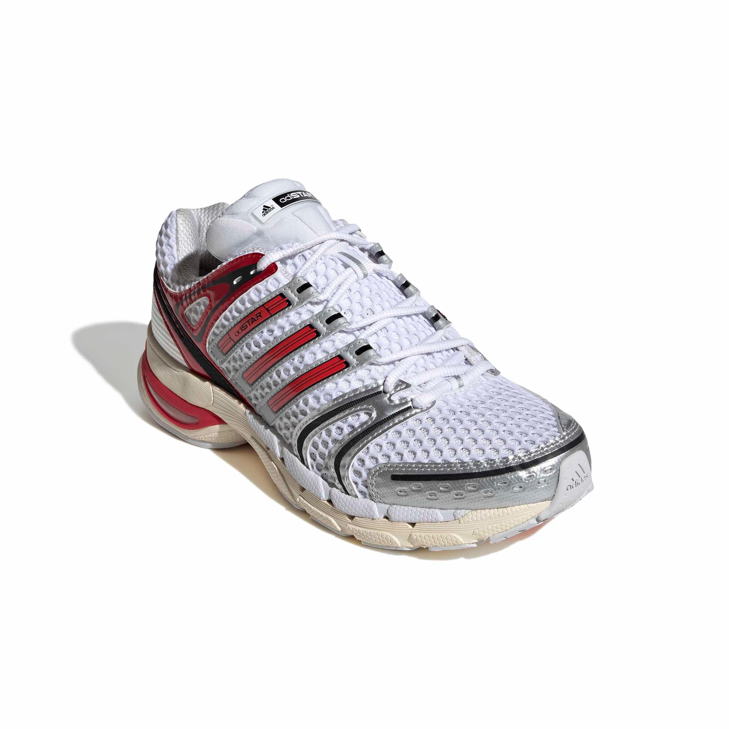 adidas Originals Adistar Control 5 "Ftwr White/Better Scarlet/Dash Grey" Women's Shoe - WHITE/SCARLET/GREY Thumbnail View 3