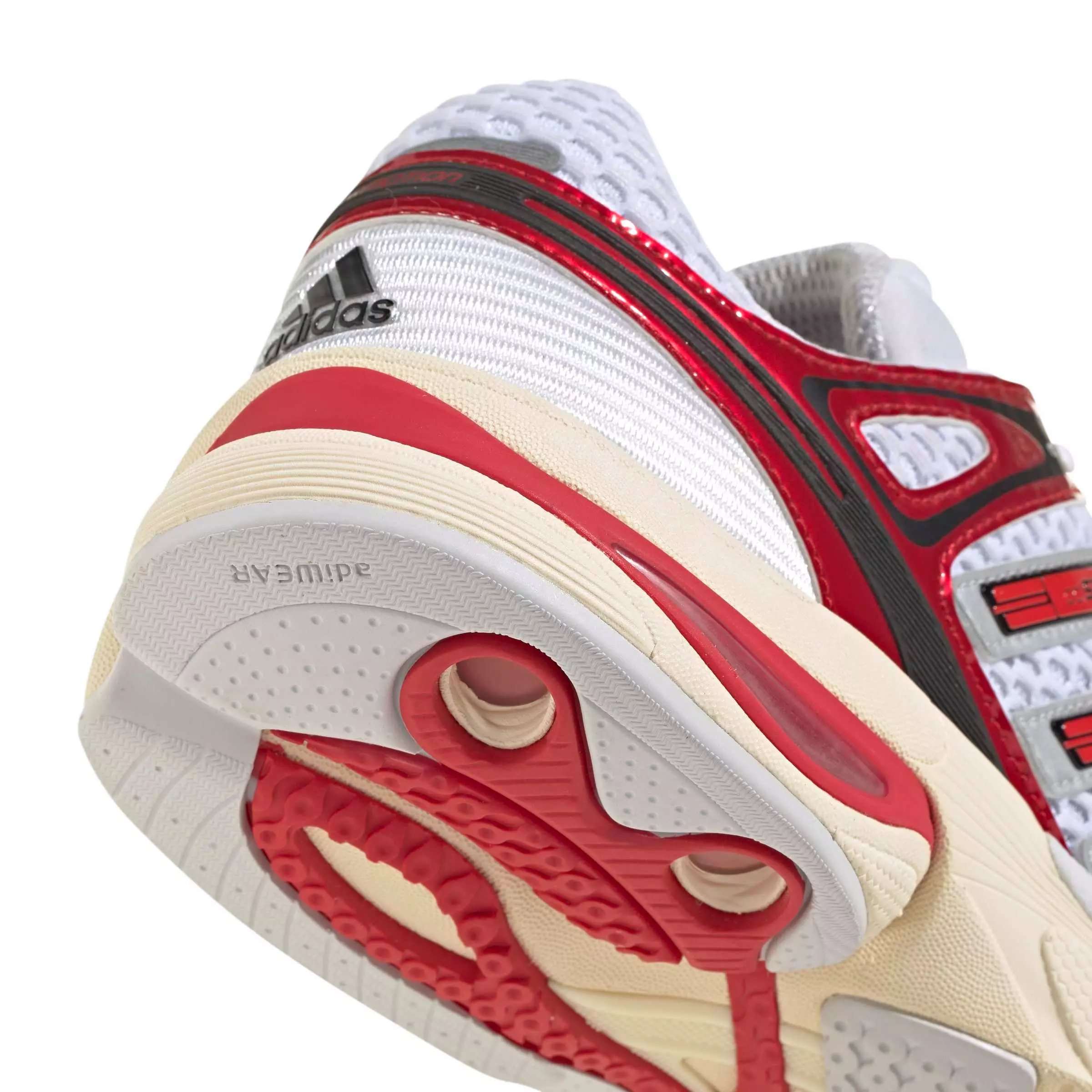 adidas Originals Adistar Control 5 "Ftwr White/Better Scarlet/Dash Grey" Women's Shoe - WHITE/SCARLET/GREY