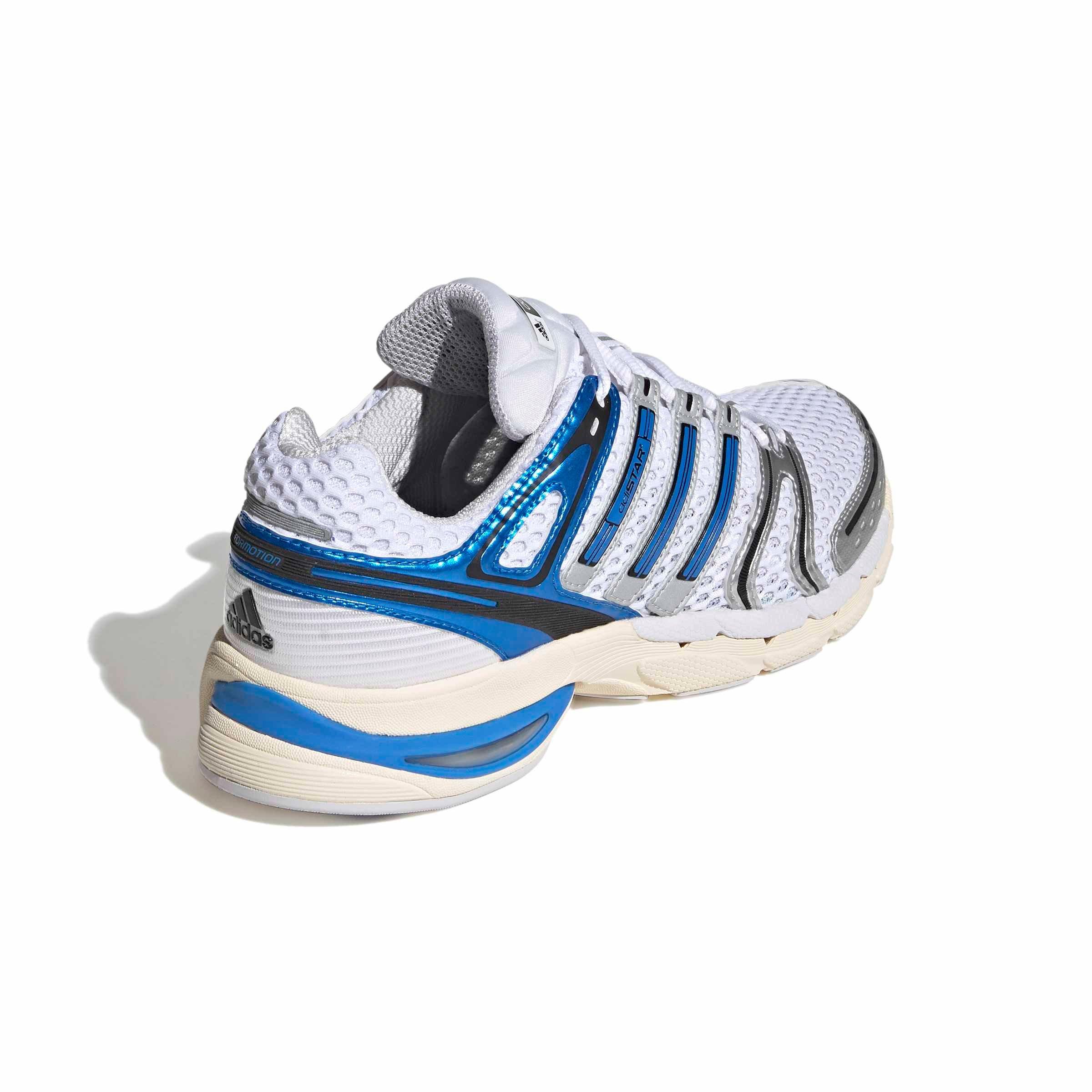 adidas Originals Adistar Control 5 "Ftwr White/Lucid Ray Blue/Dash Grey" Women's Shoe - WHITE/BLUE/GREY Thumbnail View 4