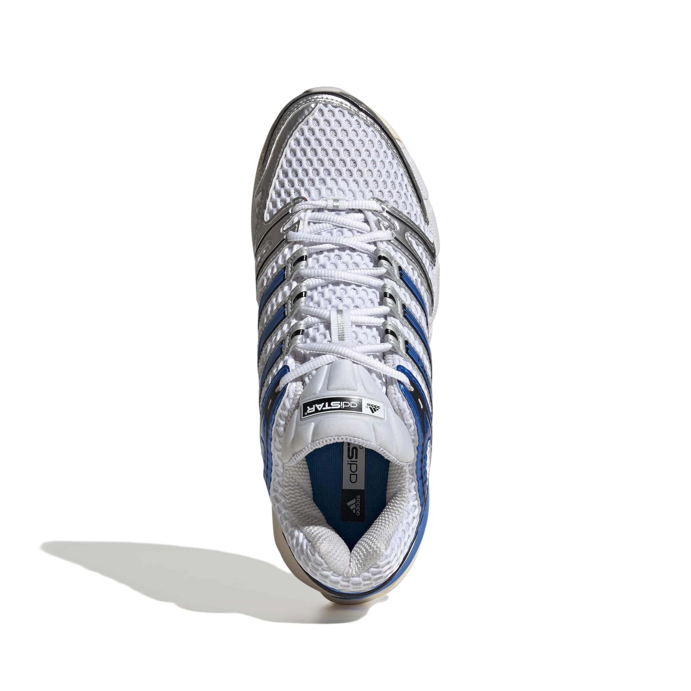 adidas Originals Adistar Control 5 "Ftwr White/Lucid Ray Blue/Dash Grey" Women's Shoe - WHITE/BLUE/GREY Thumbnail View 5